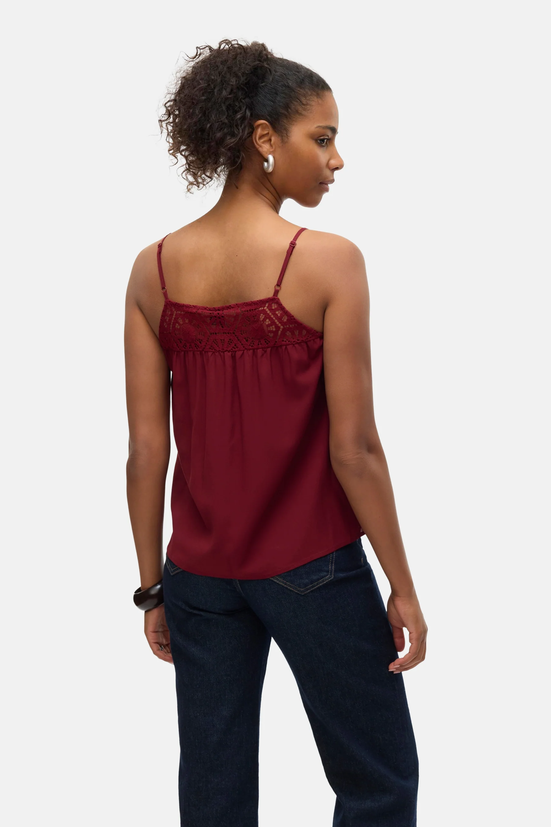 Blouse - Bordeaux - Image 3