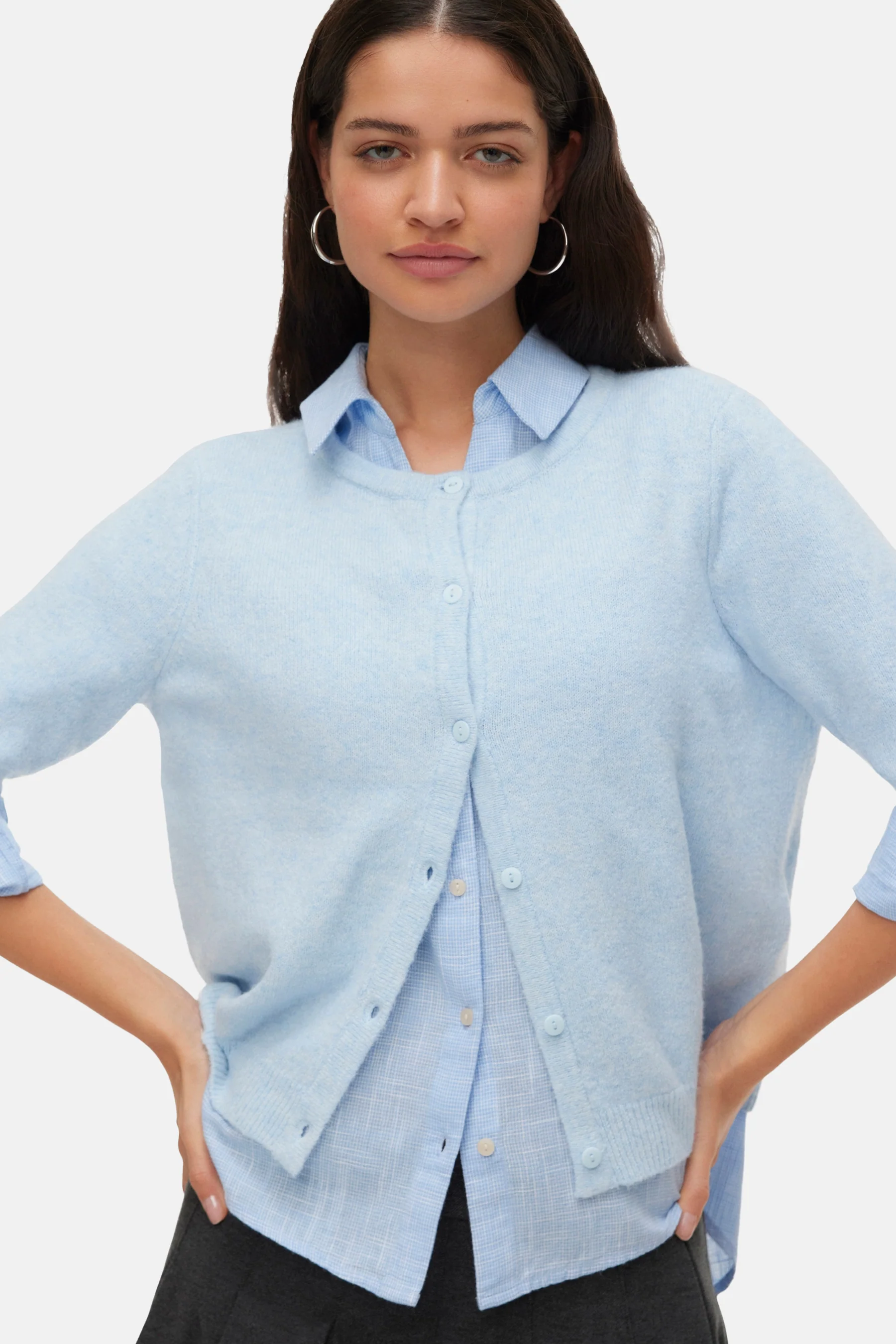 Cardigan - blauw