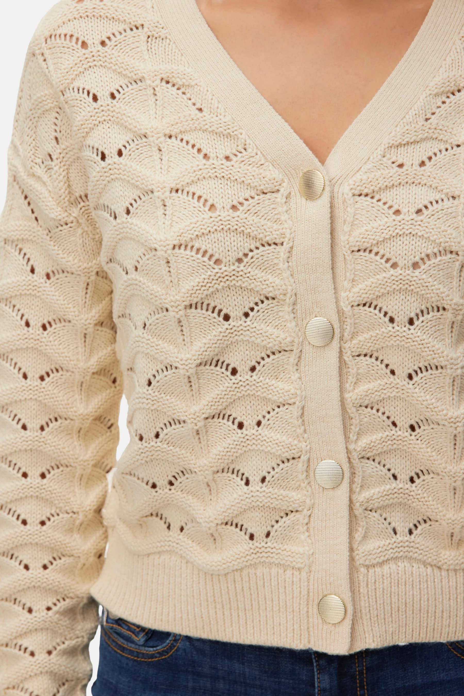 Cardigan - ecru - Image 4