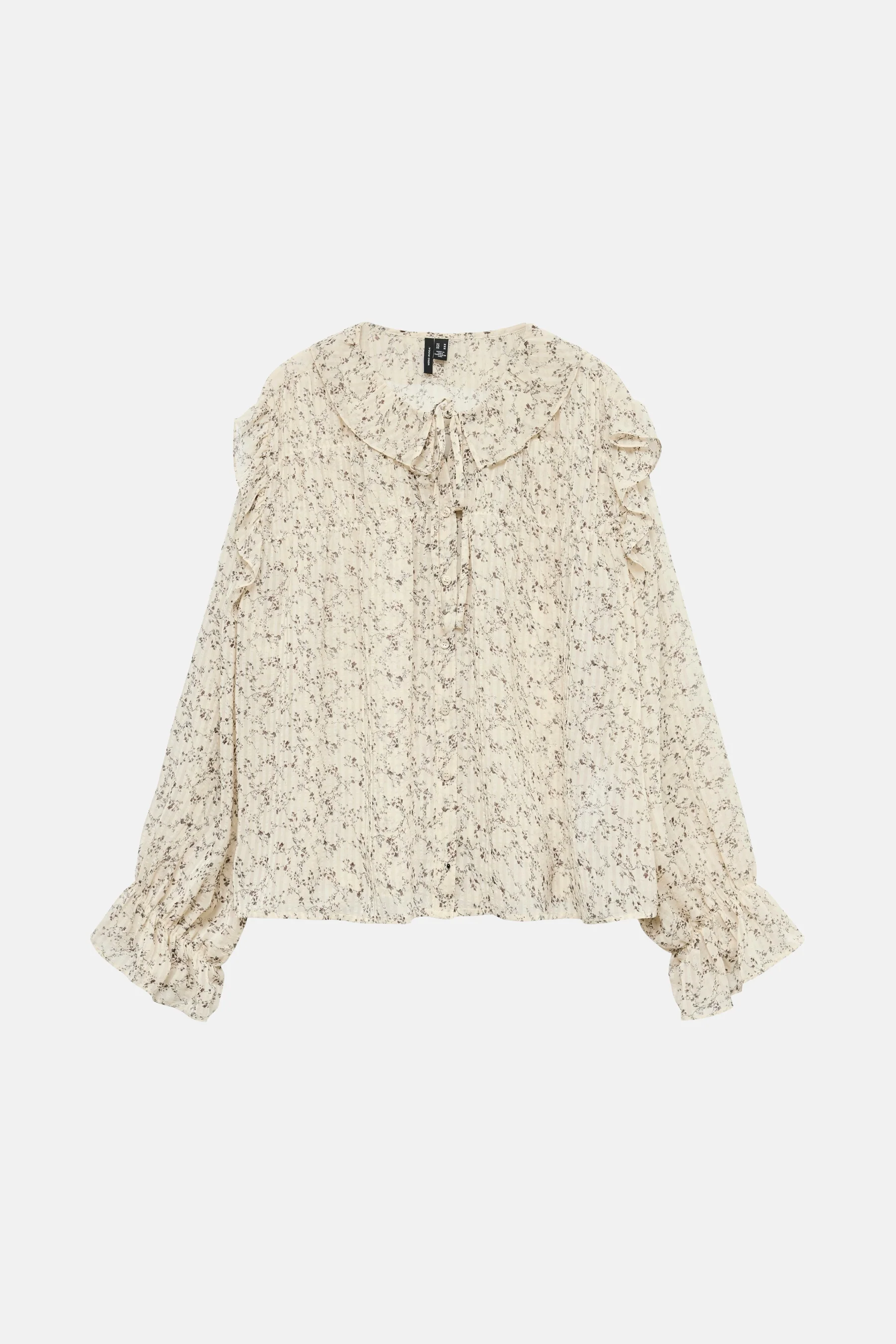 Hemd met lange mouwen - beige