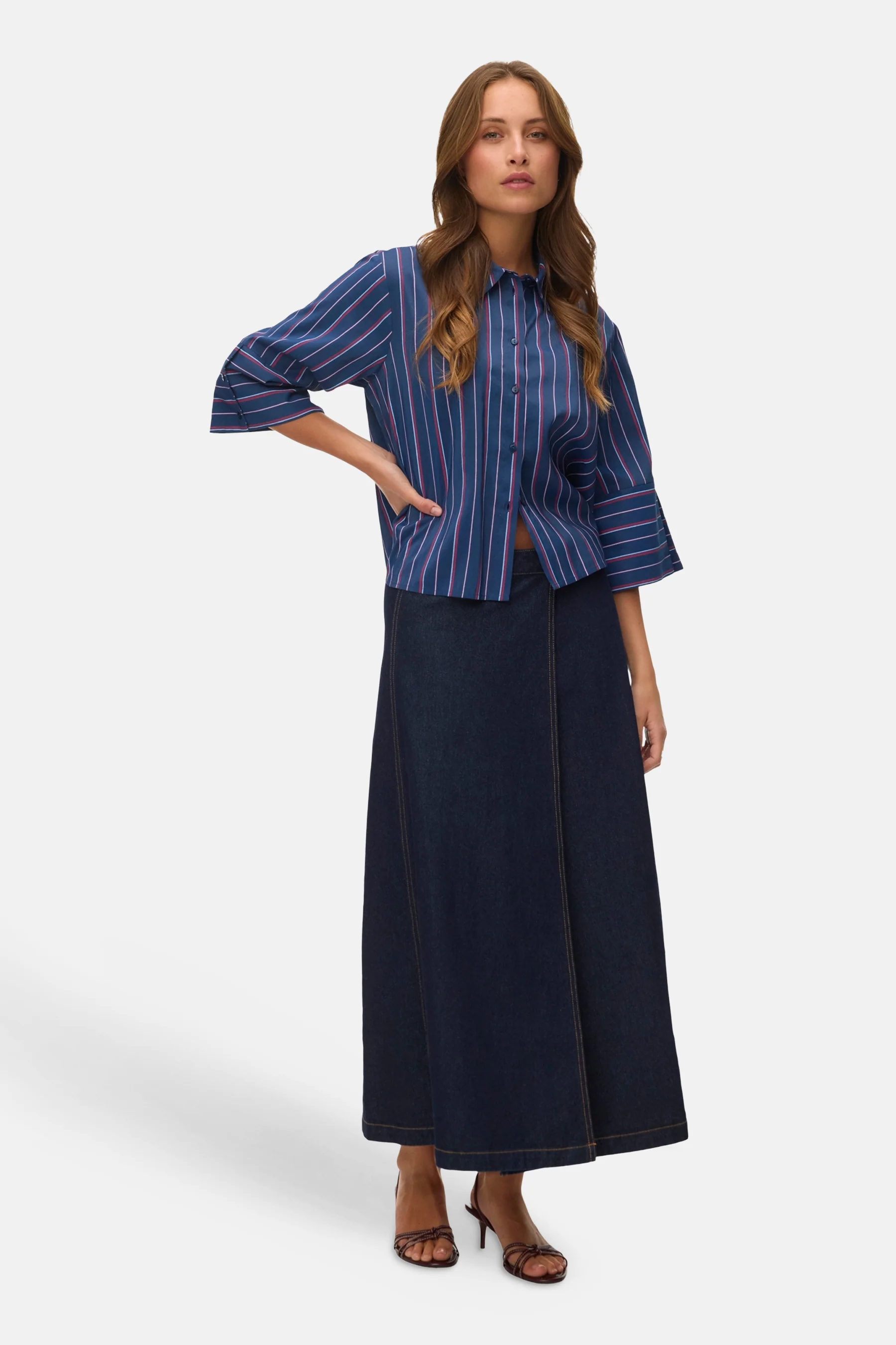 Hemd met lange mouwen - blauw - Image 2