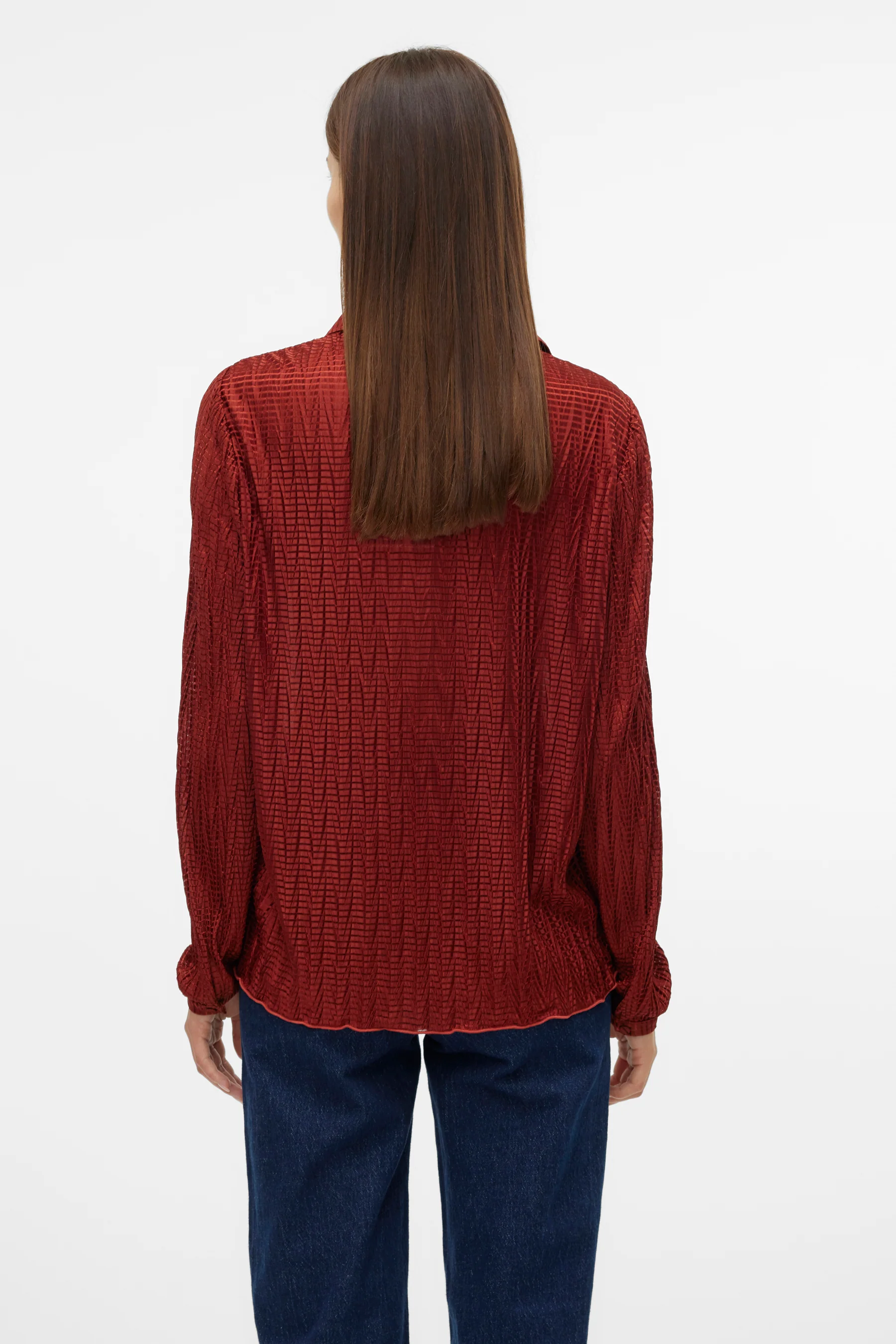 Hemd met lange mouwen - rood - Image 3
