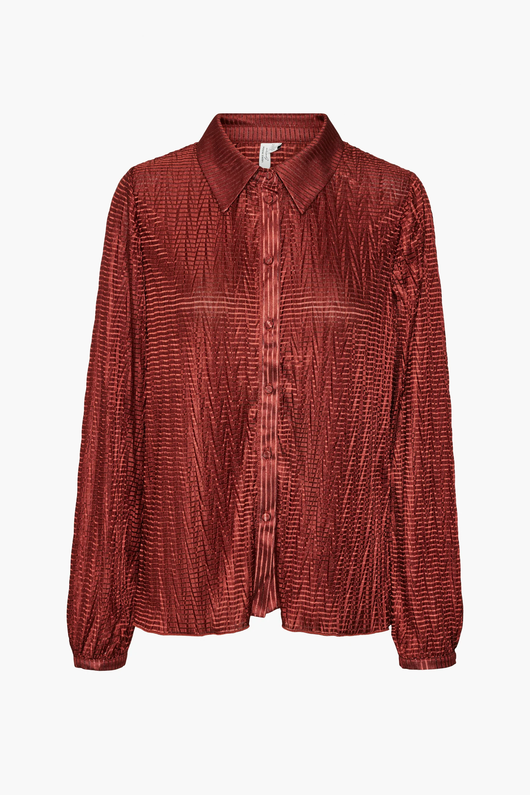 Hemd met lange mouwen - rood - Image 6