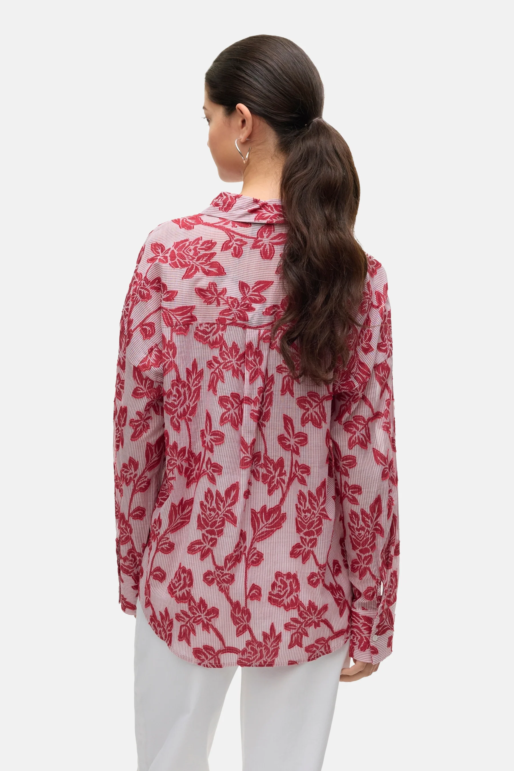 Hemd met lange mouwen - rood - Image 3