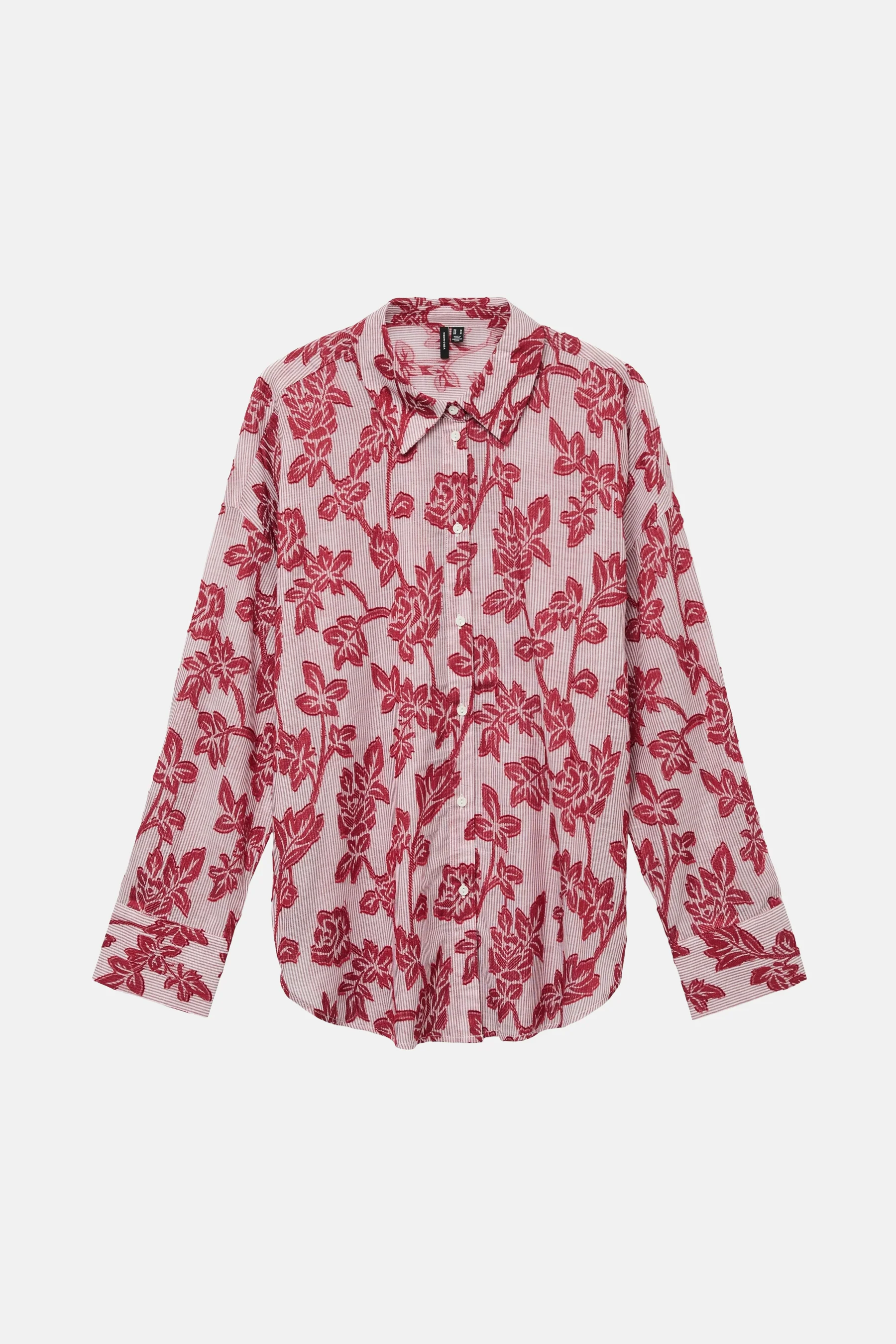 Hemd met lange mouwen - rood - Image 6