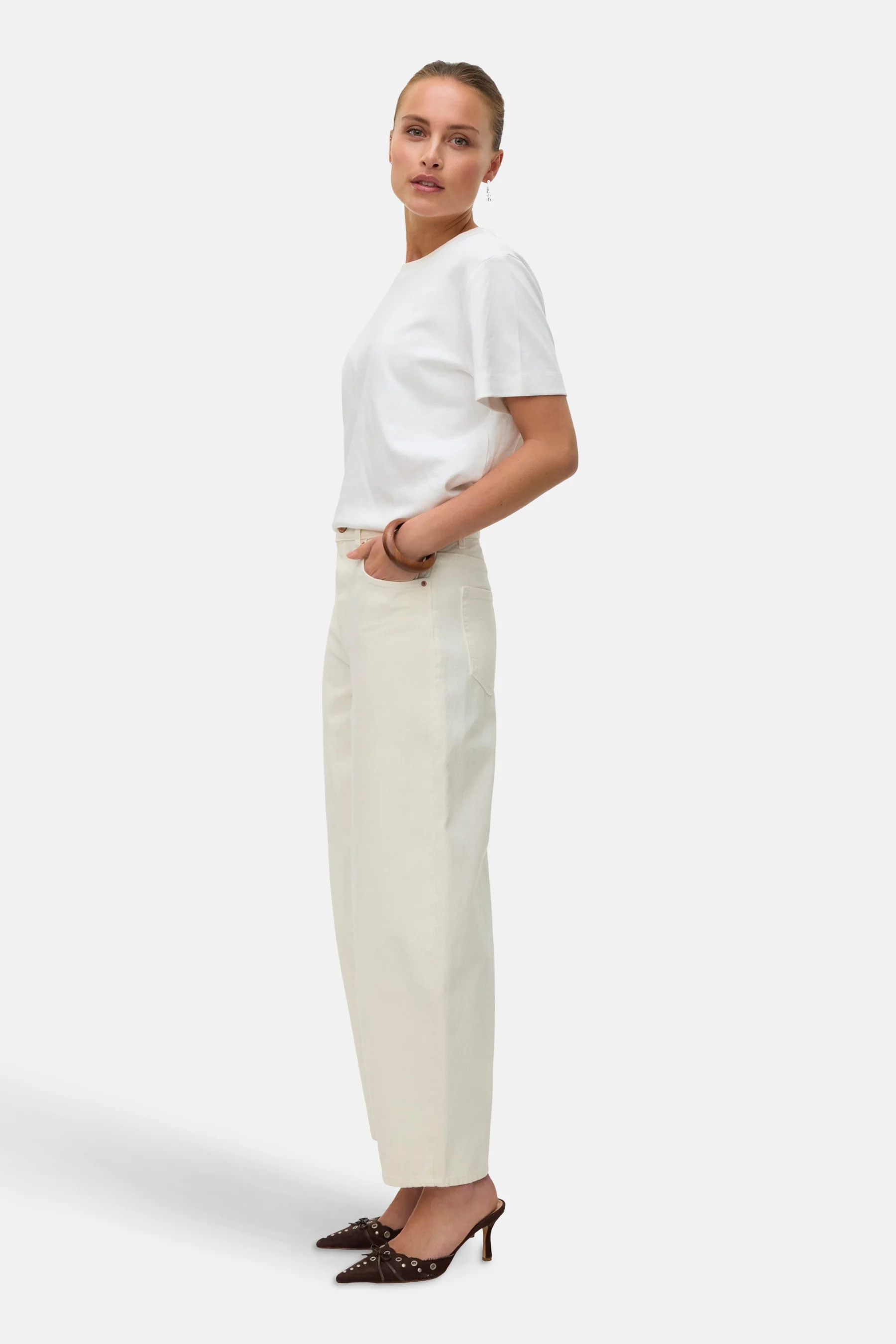Jeans special fit off white denim - VERO MODA® - Image 4