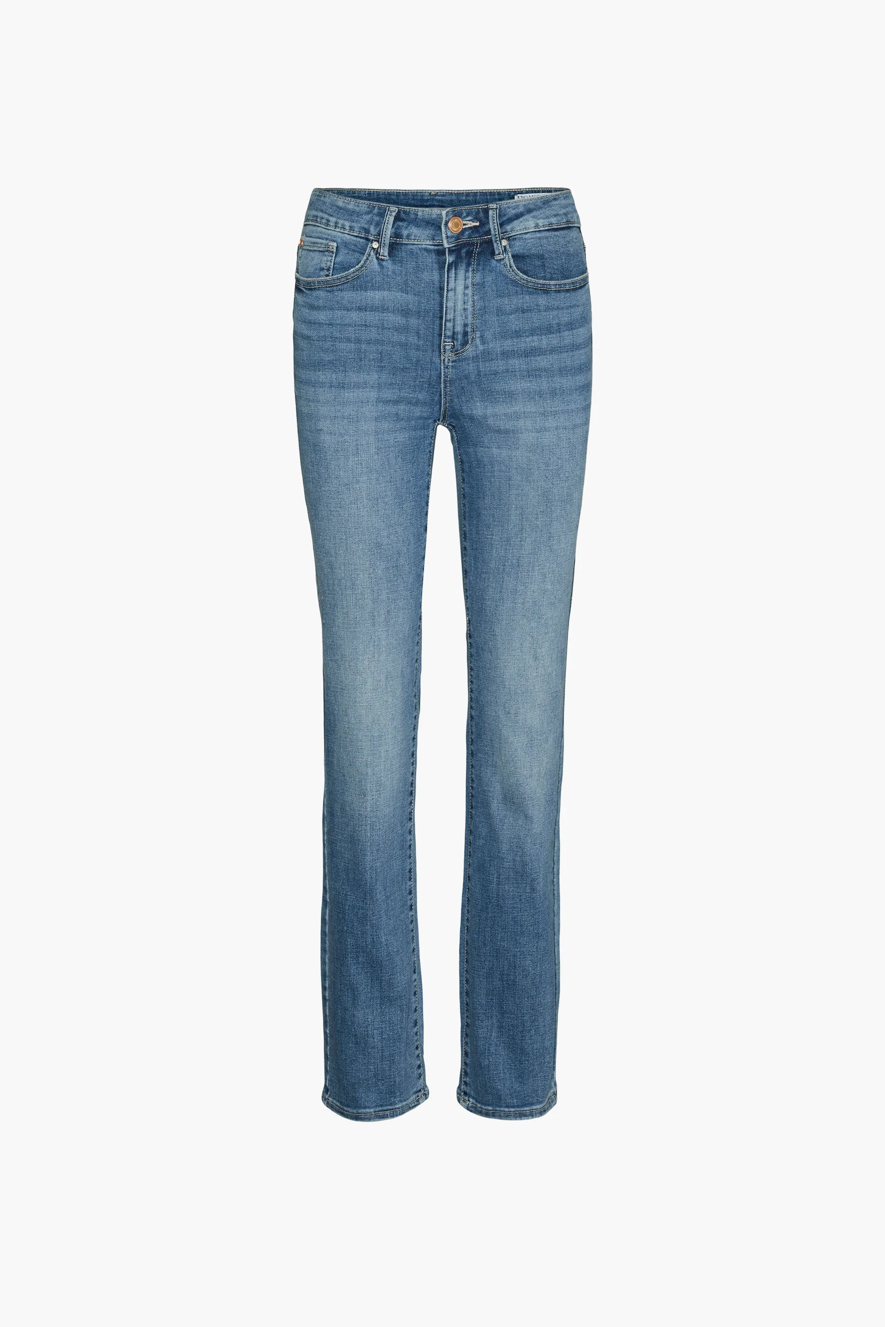 Straight jeans - mid blue denim - Image 6