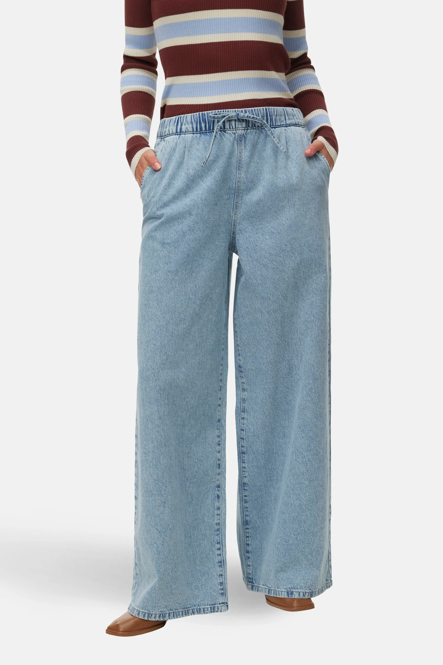 Jeans wide light blue denim - VERO MODA®