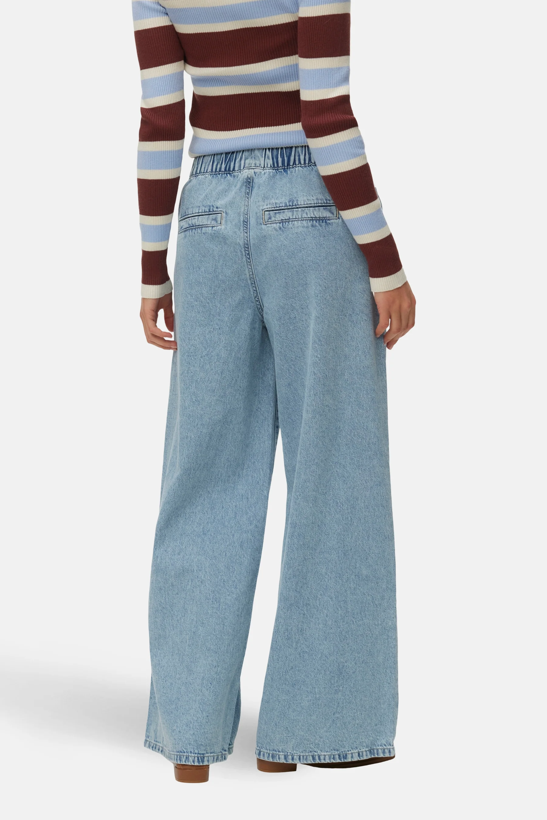 Jeans wide light blue denim - VERO MODA® - Image 3