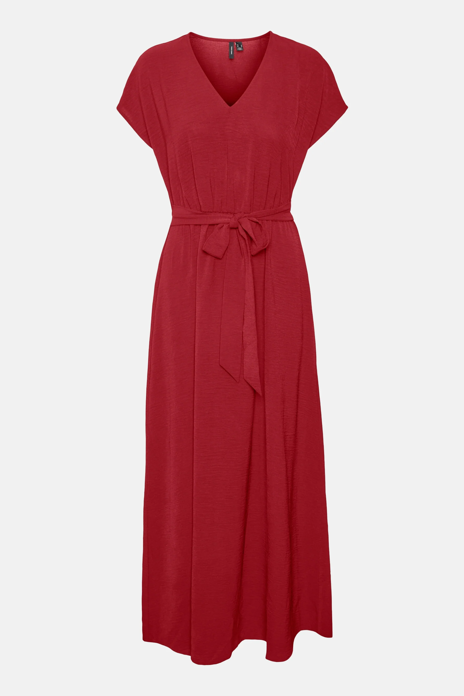 Kleedje met korte mouwen - rood - Image 5
