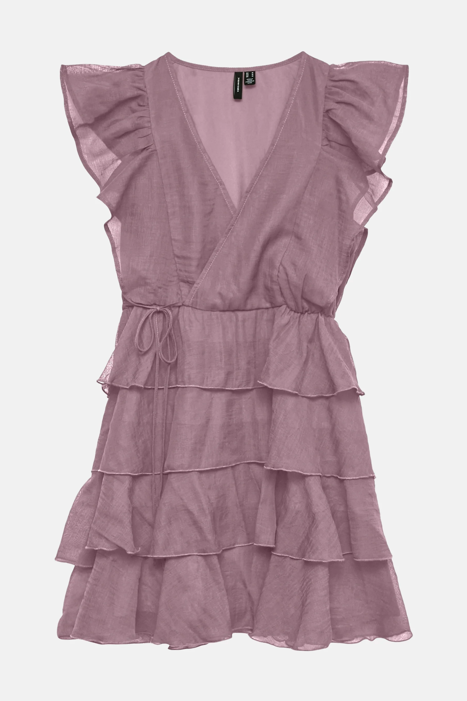 Kleedje met korte mouwen - Roze