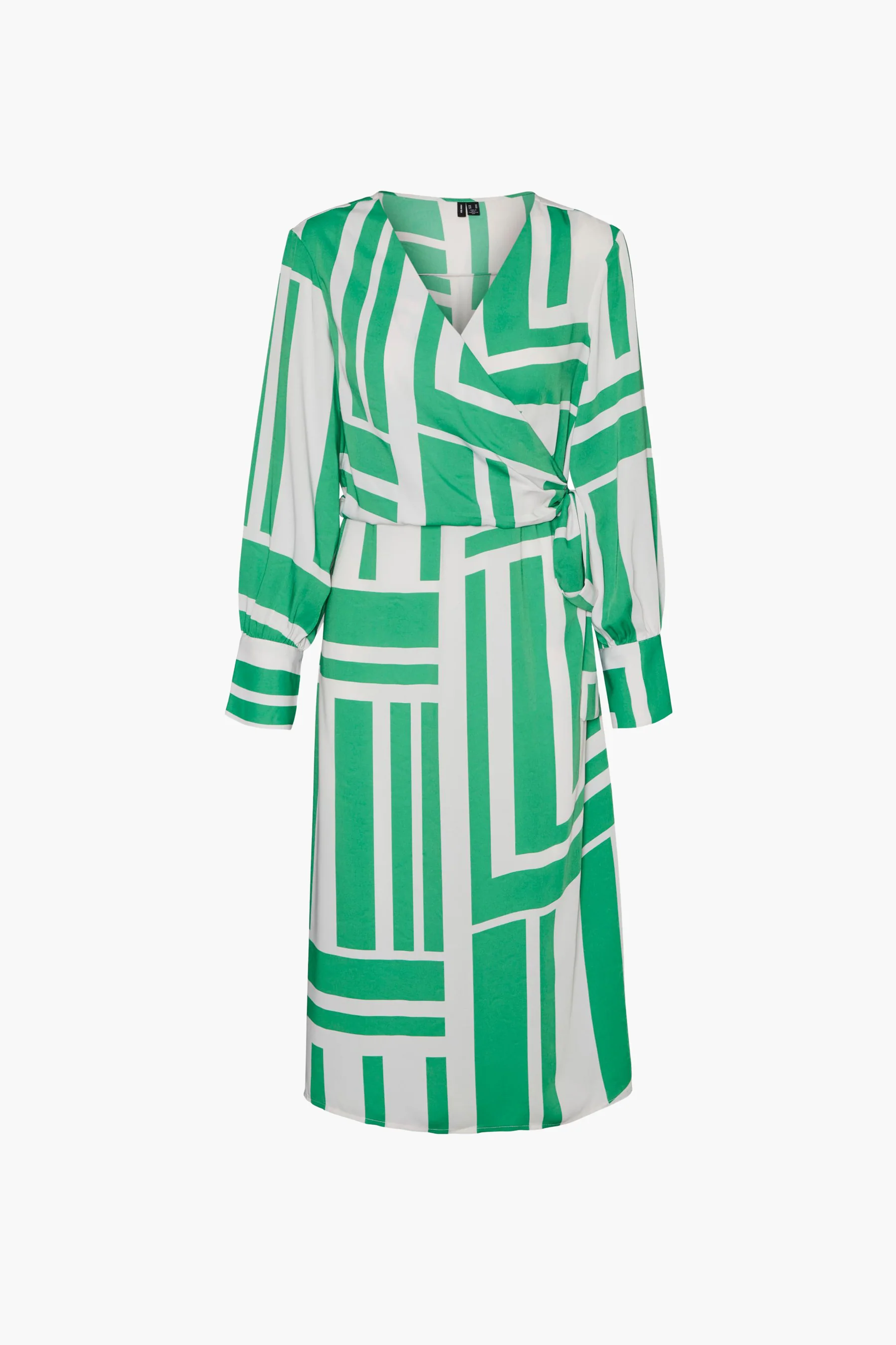 Kleedje met lange mouwen - groen - Image 5