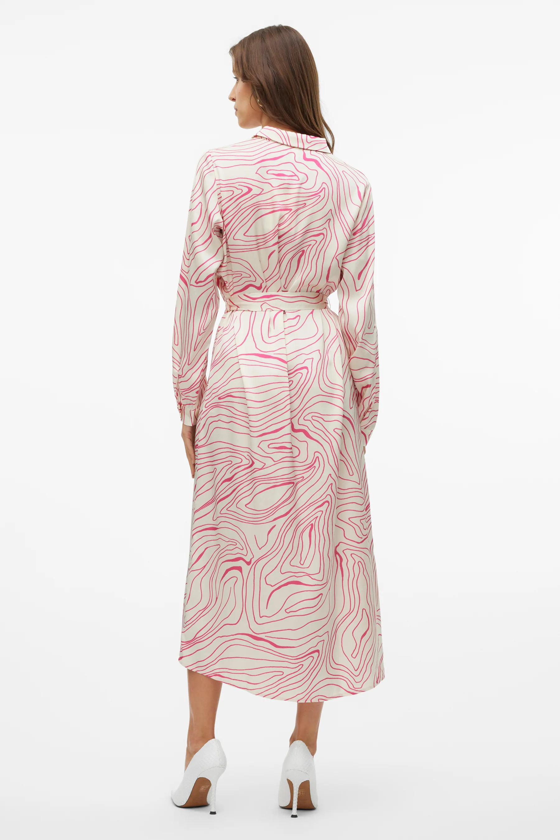 Kleedje met lange mouwen - roze - Image 2