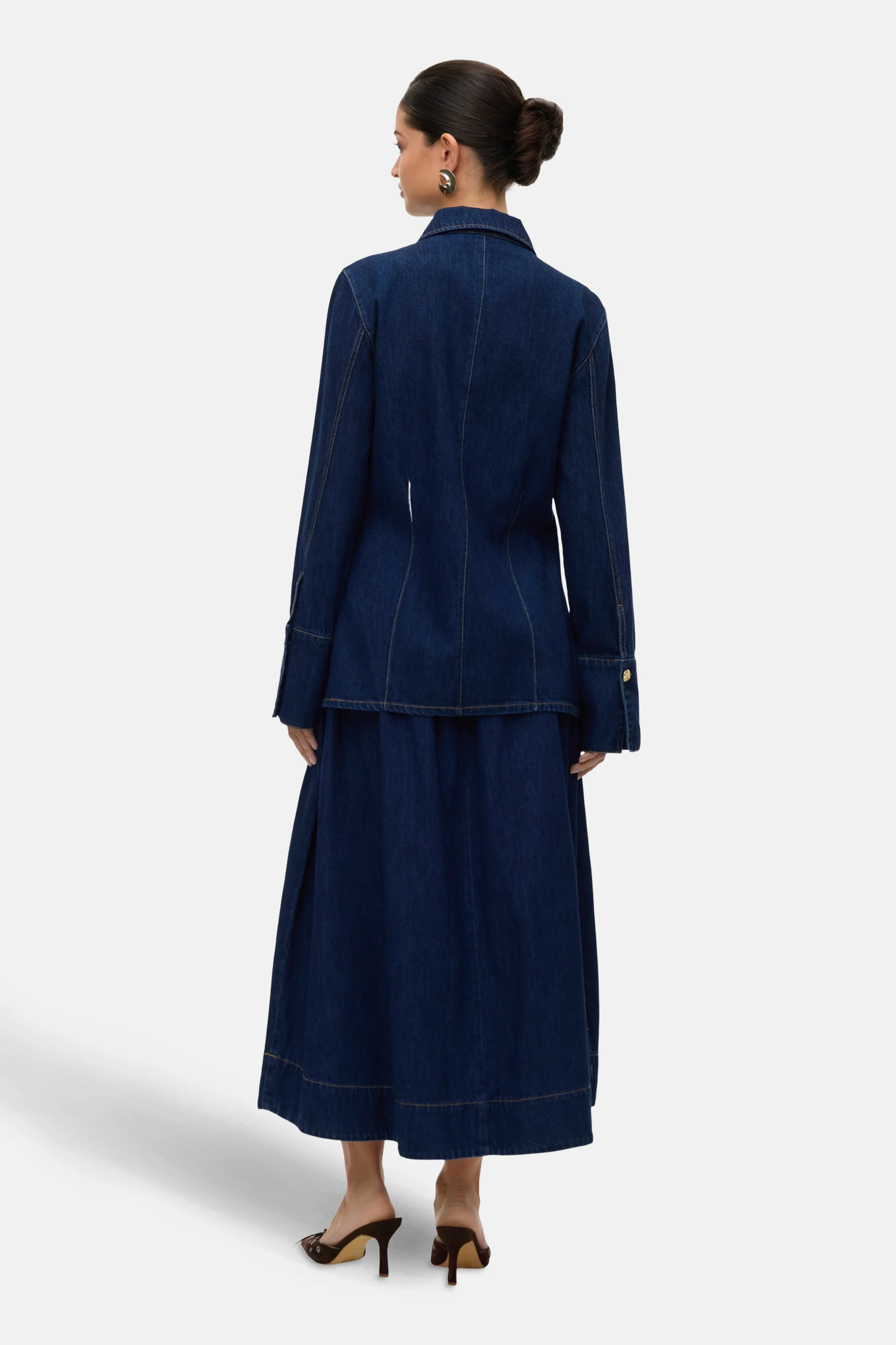 Rokken dark blue denim - VERO MODA® - Image 3