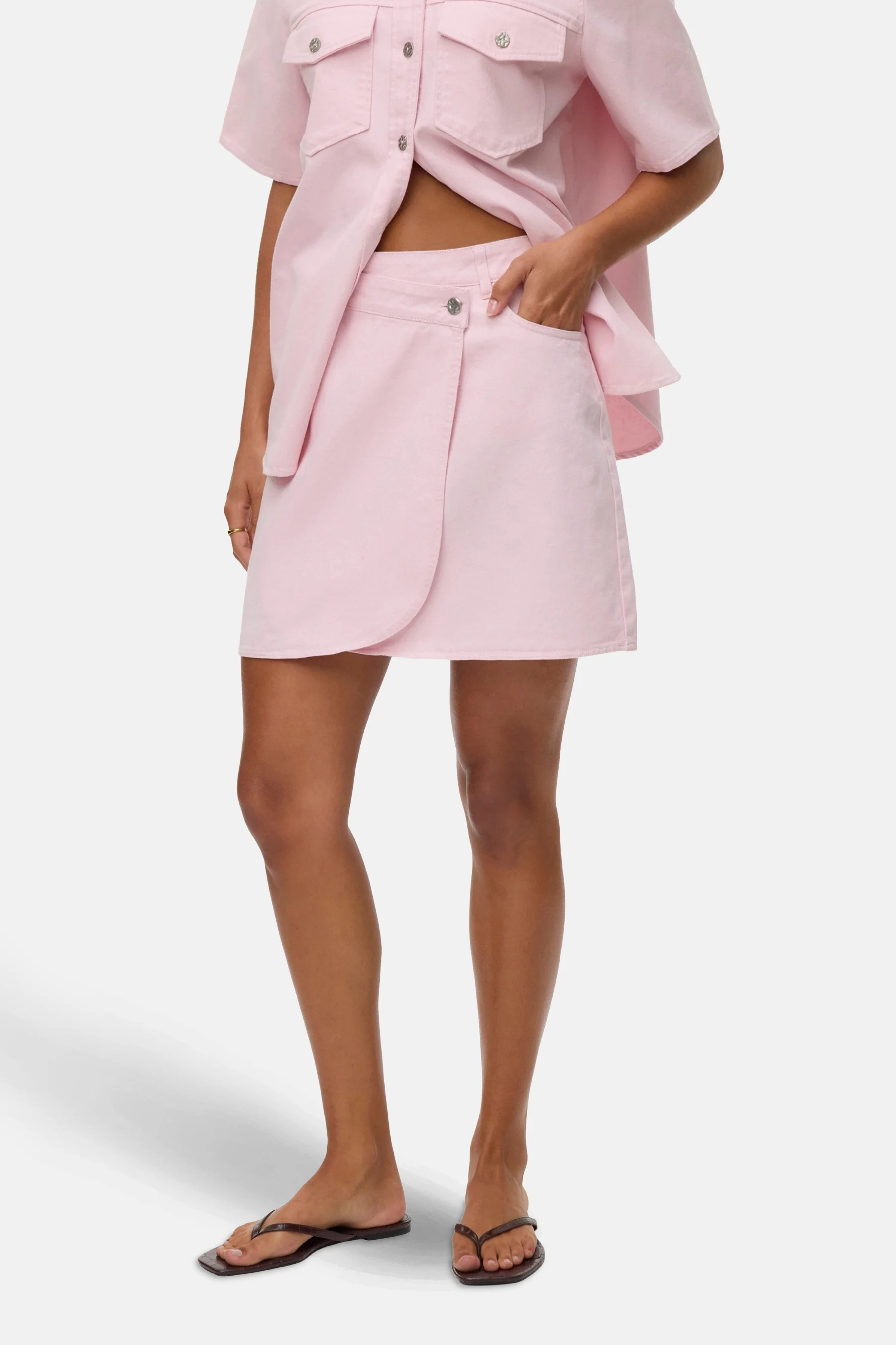 Korte rok - roze
