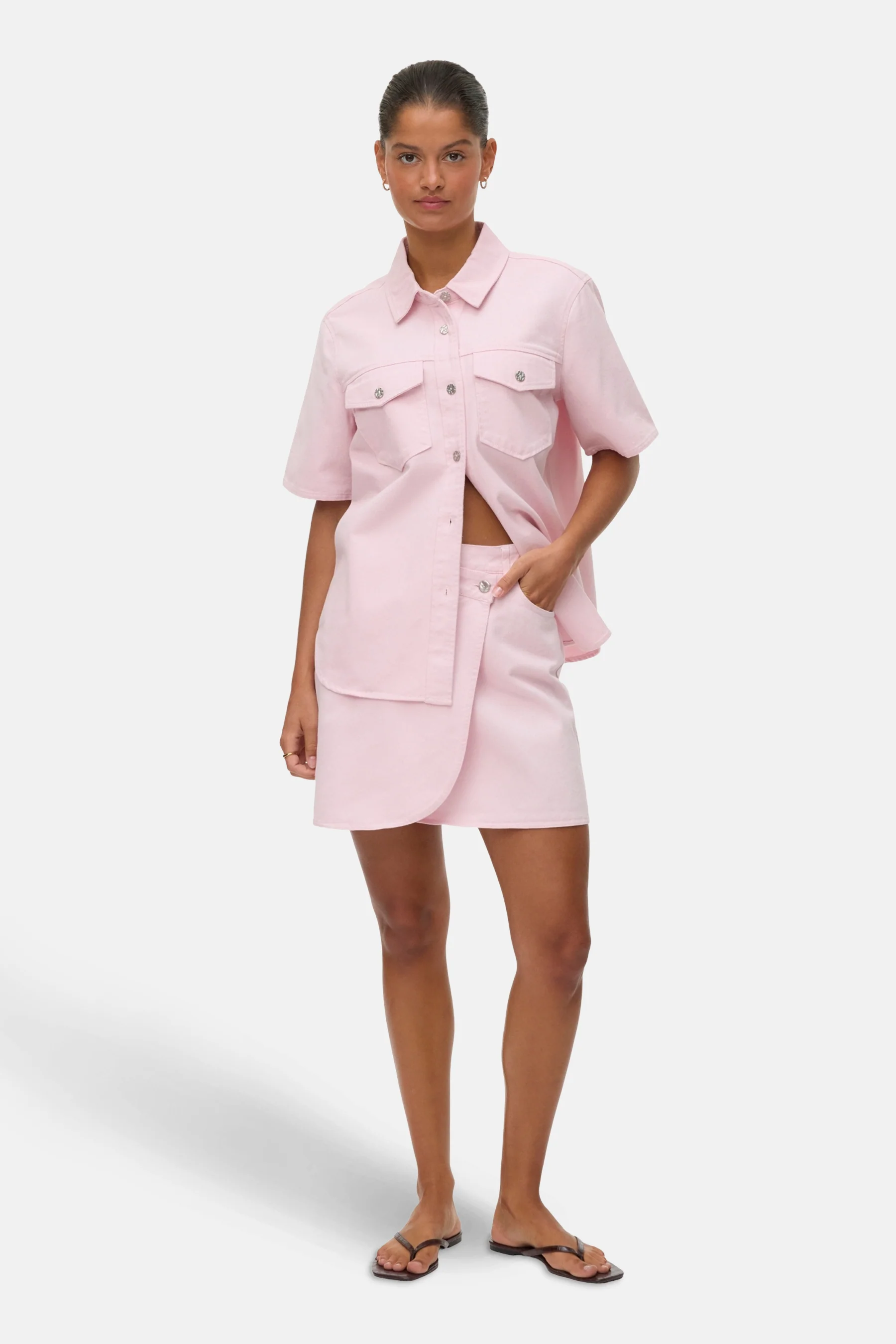 Korte rok - roze - Image 3