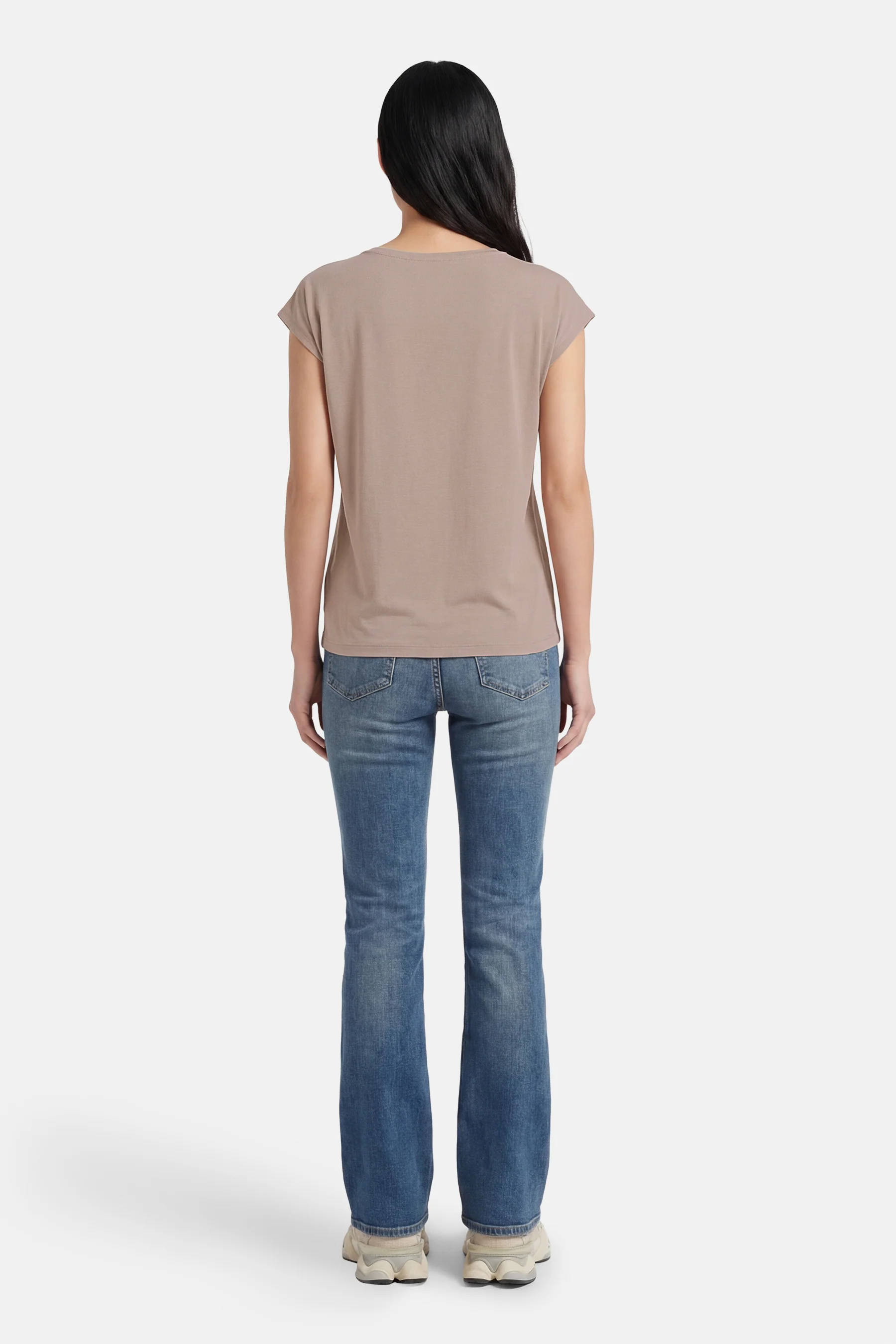 T-shirt met korte mouwen - beige - Image 4
