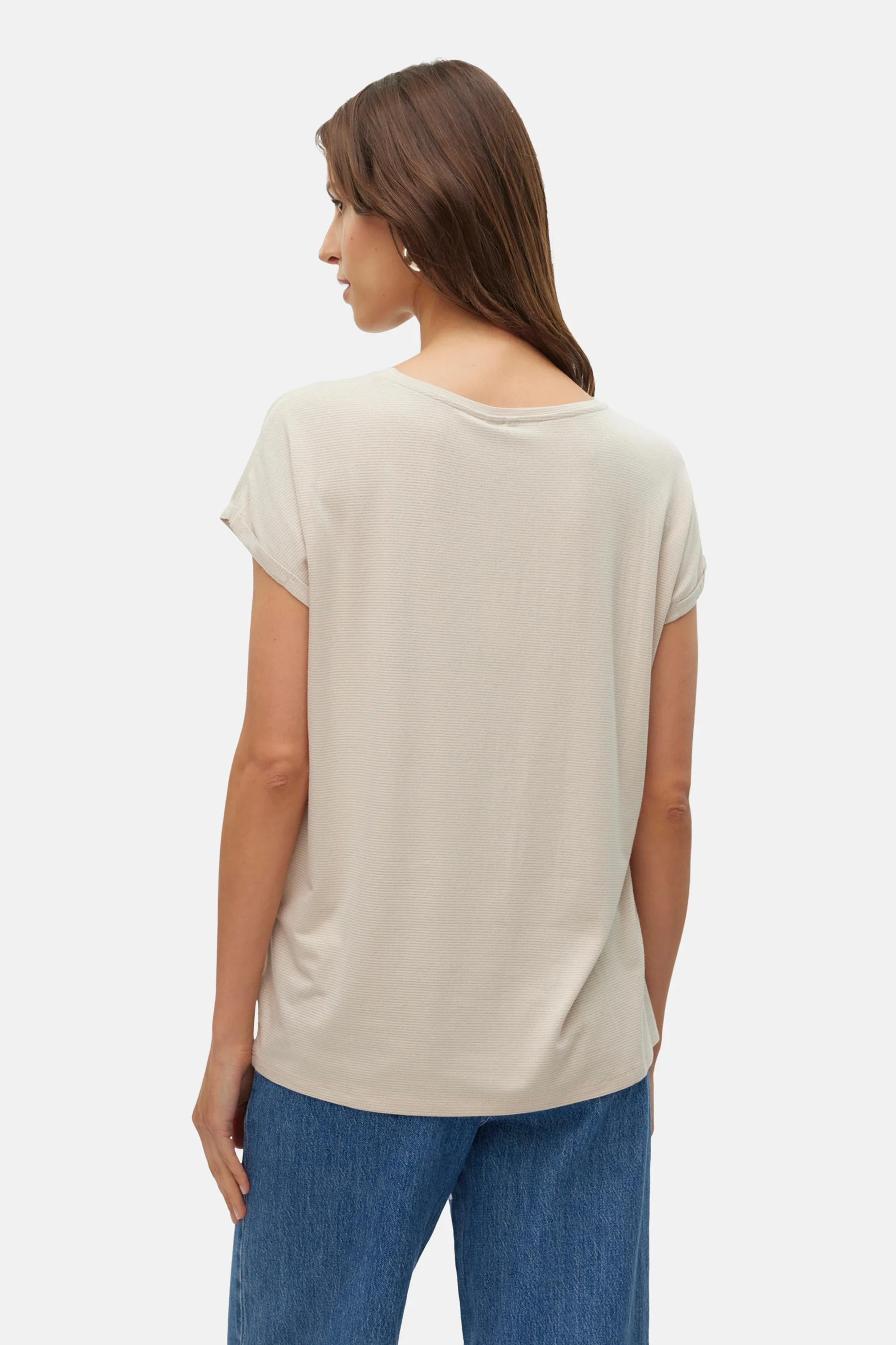 T-shirt met korte mouwen - beige - Image 3