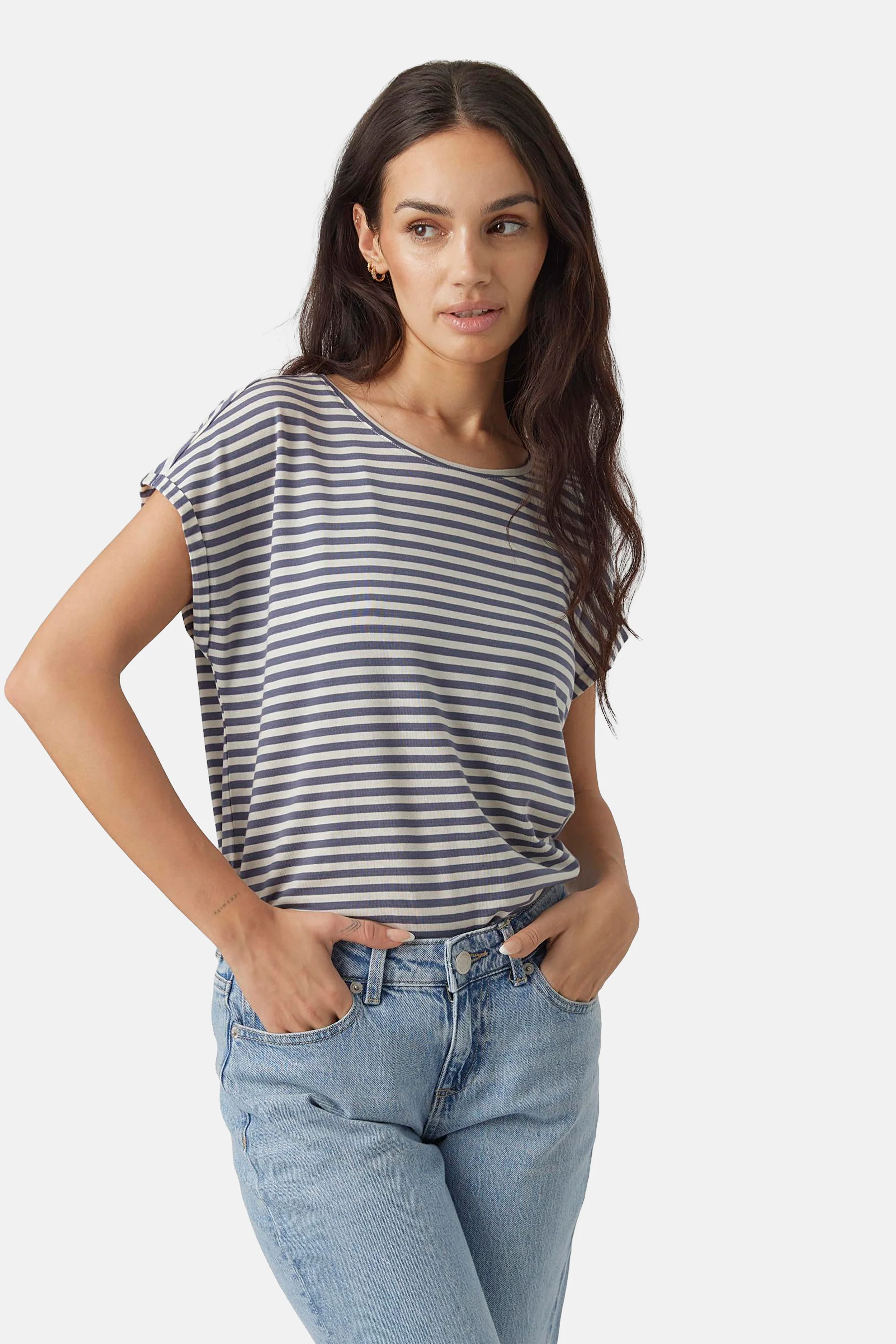 T-shirt met korte mouwen - blauw