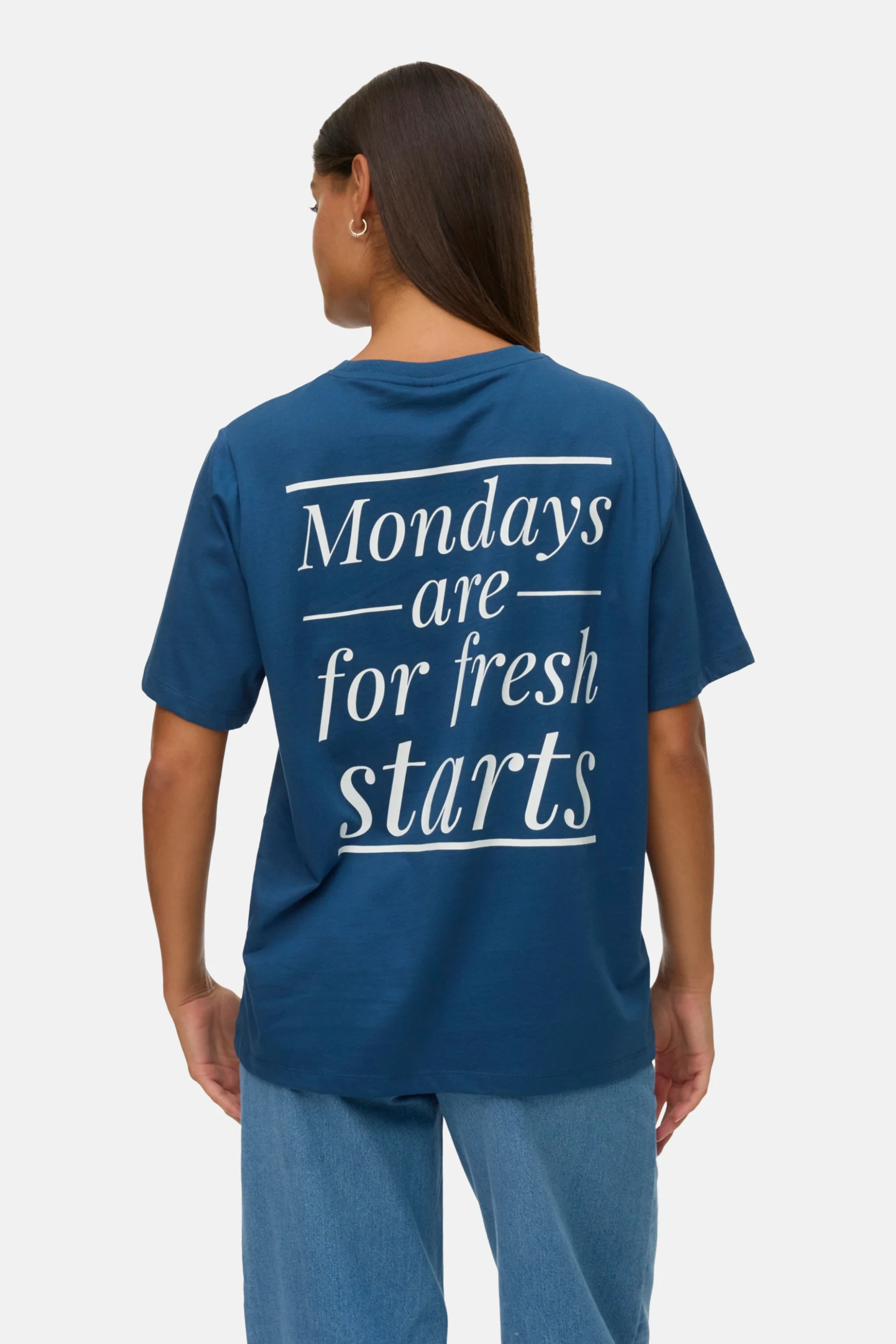 T-shirt met korte mouwen - blauw