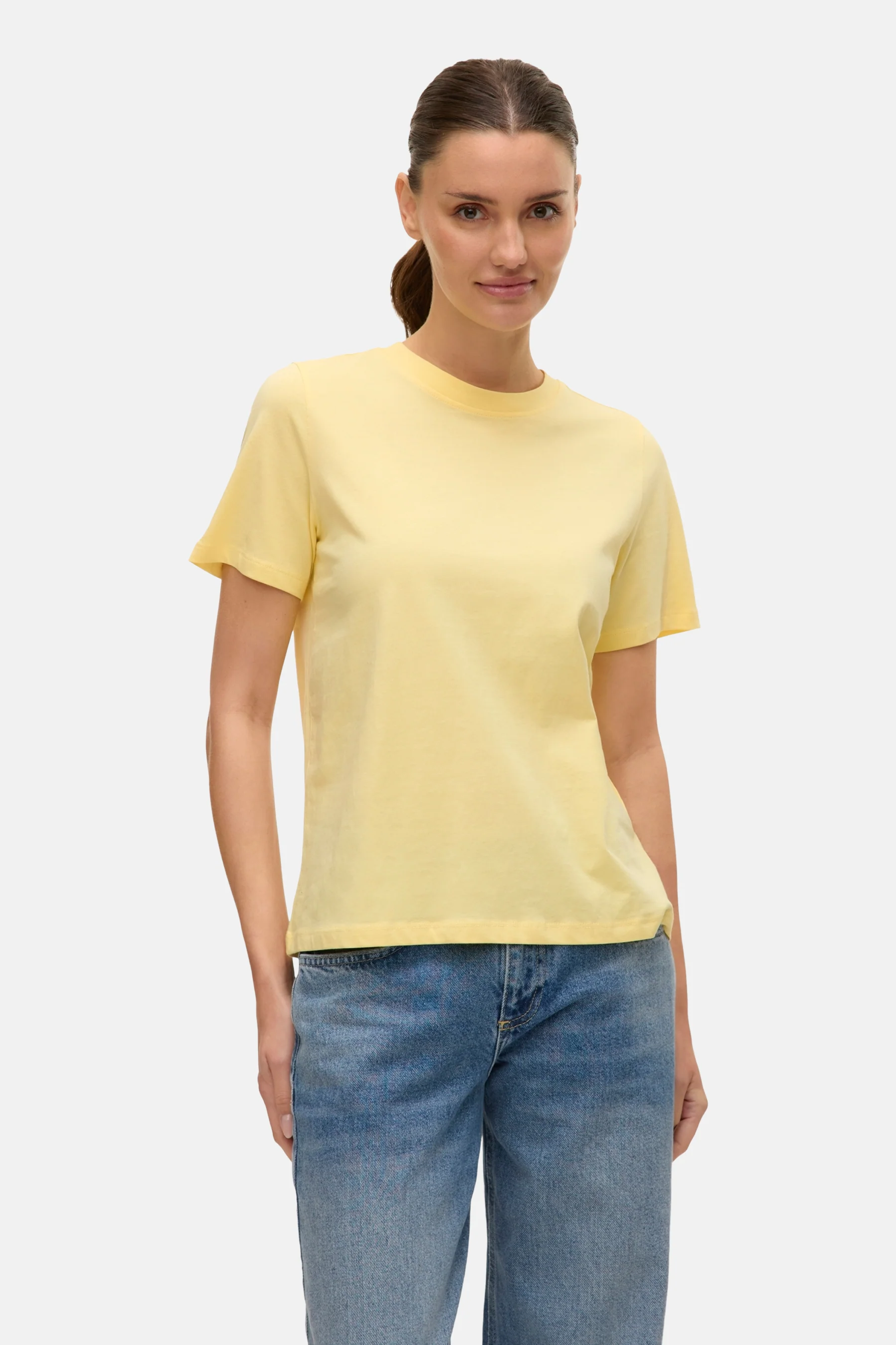 T-shirt met korte mouwen - geel - Image 2