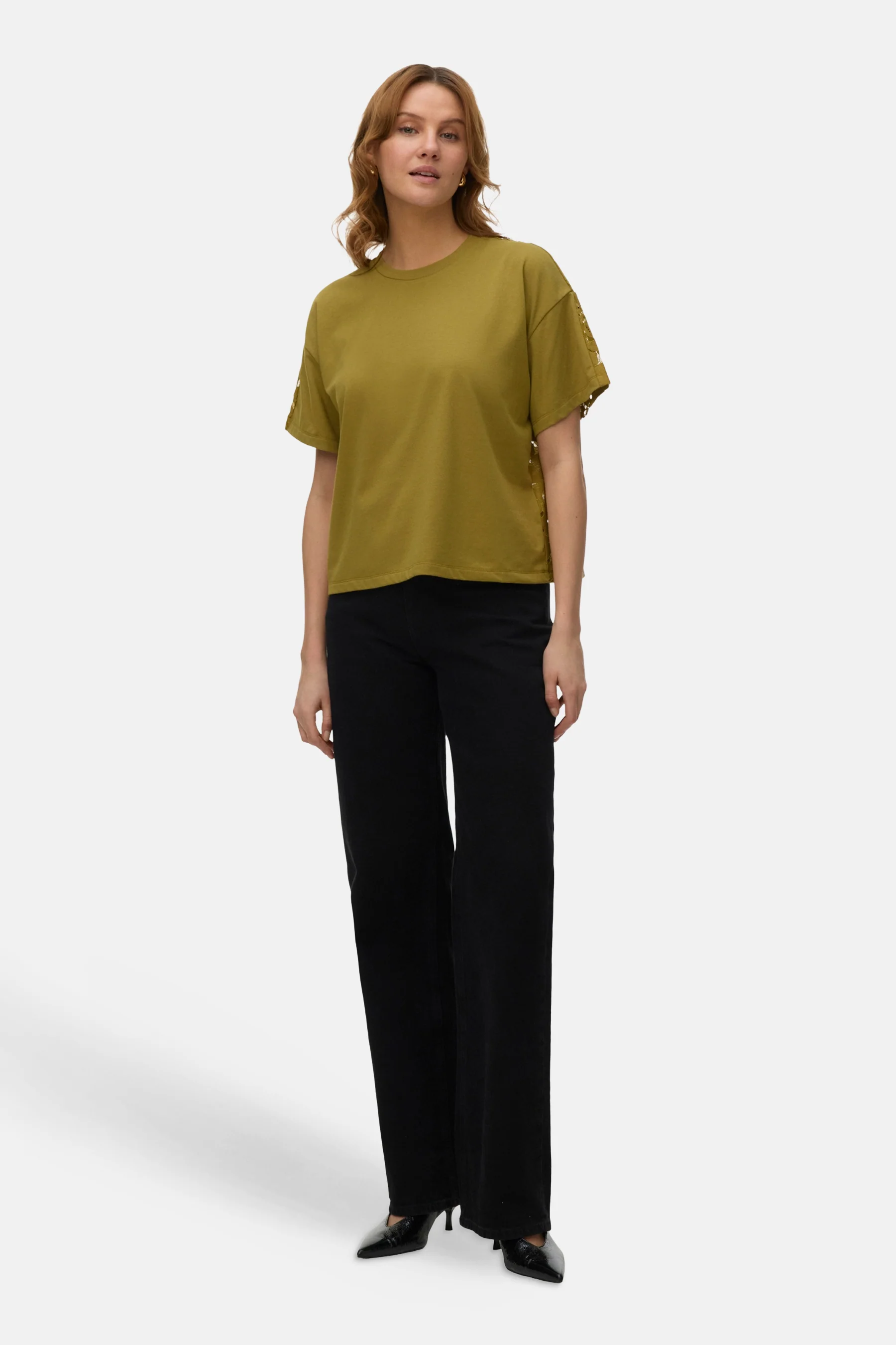 T-shirt met korte mouwen - Groen - Image 3