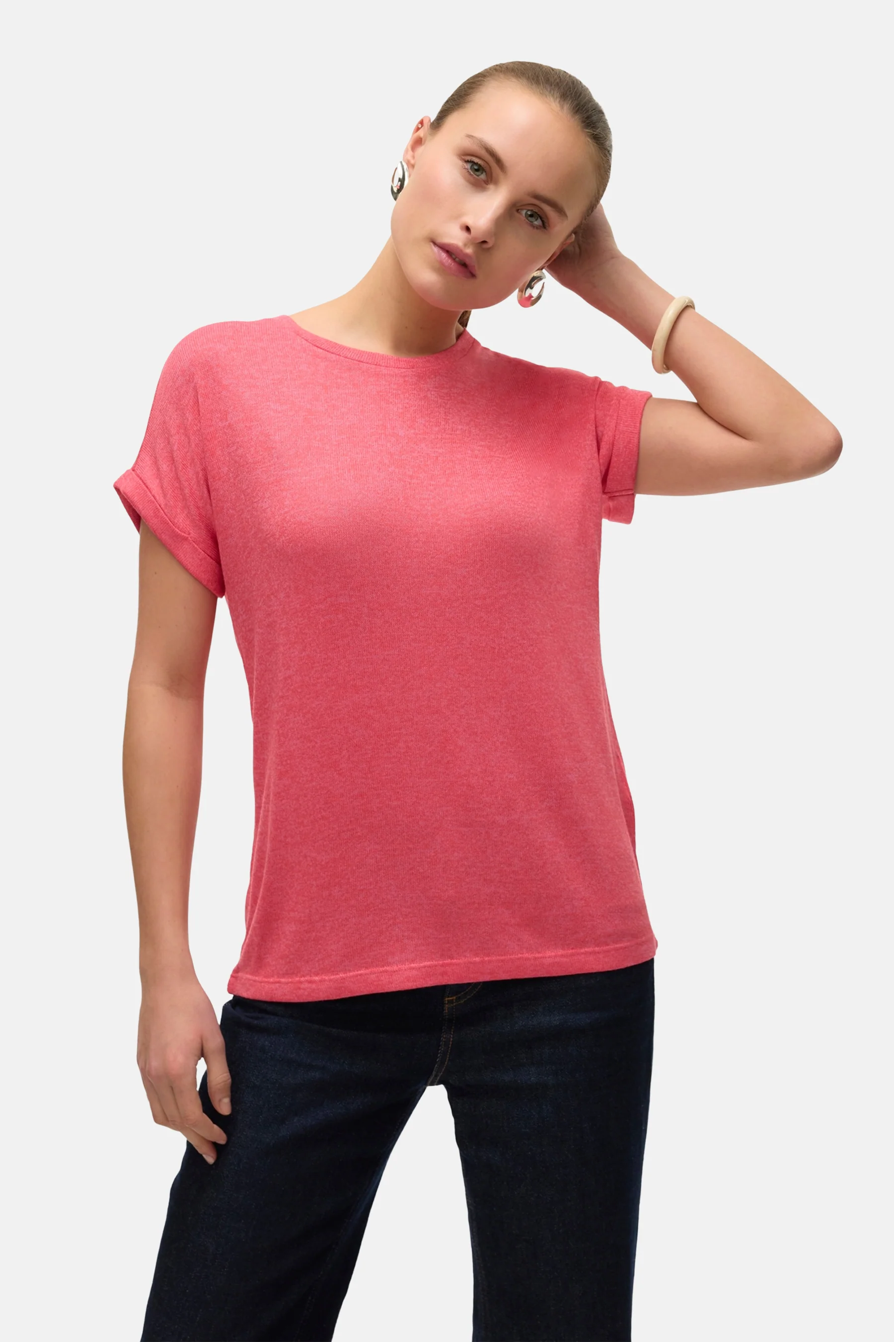 T-shirt met korte mouwen - Roze