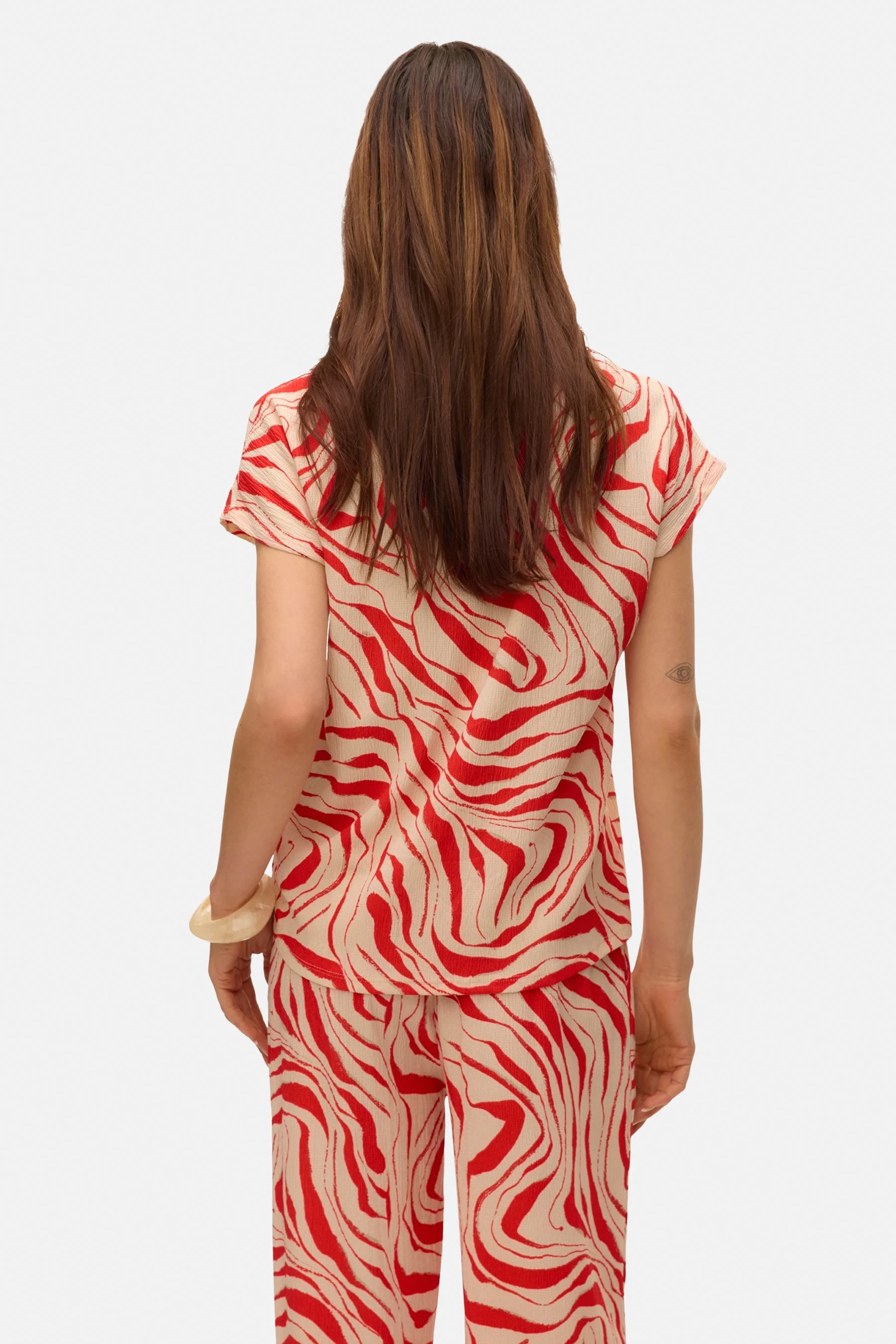 T-shirt met korte mouwen - rood - Image 2