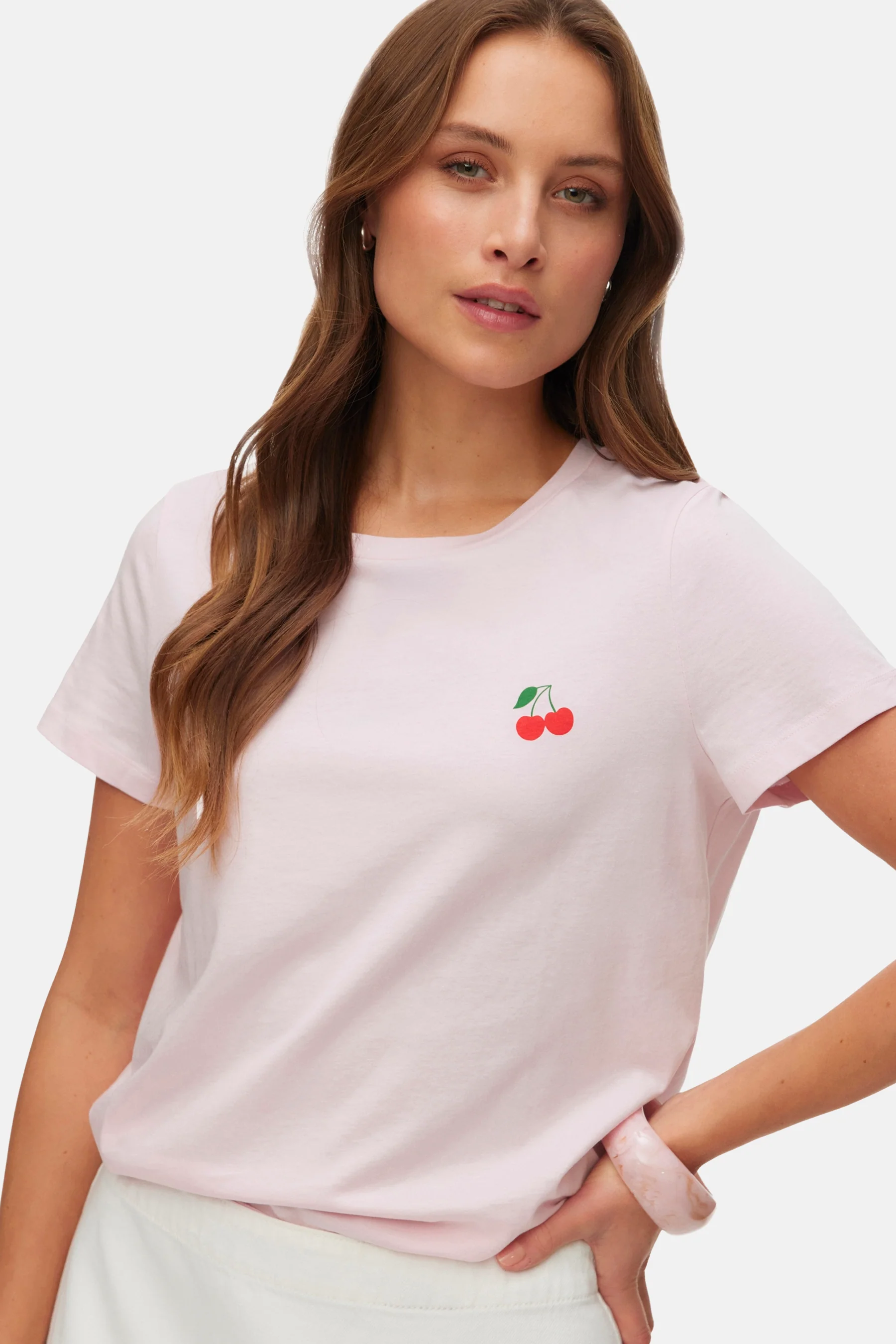 T-shirt met korte mouwen - roze
