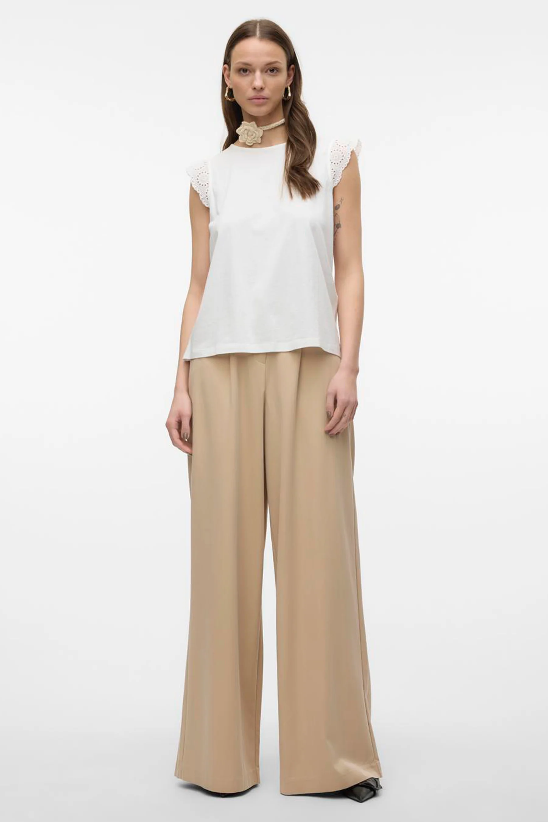 T-shirt met korte mouwen - wit - Image 5