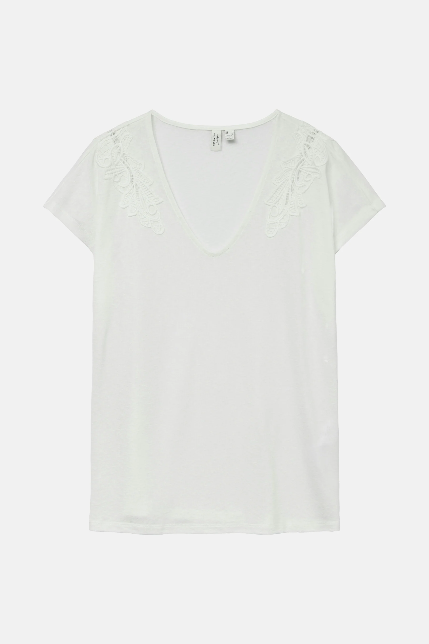 T-shirt met korte mouwen - wit - Image 5