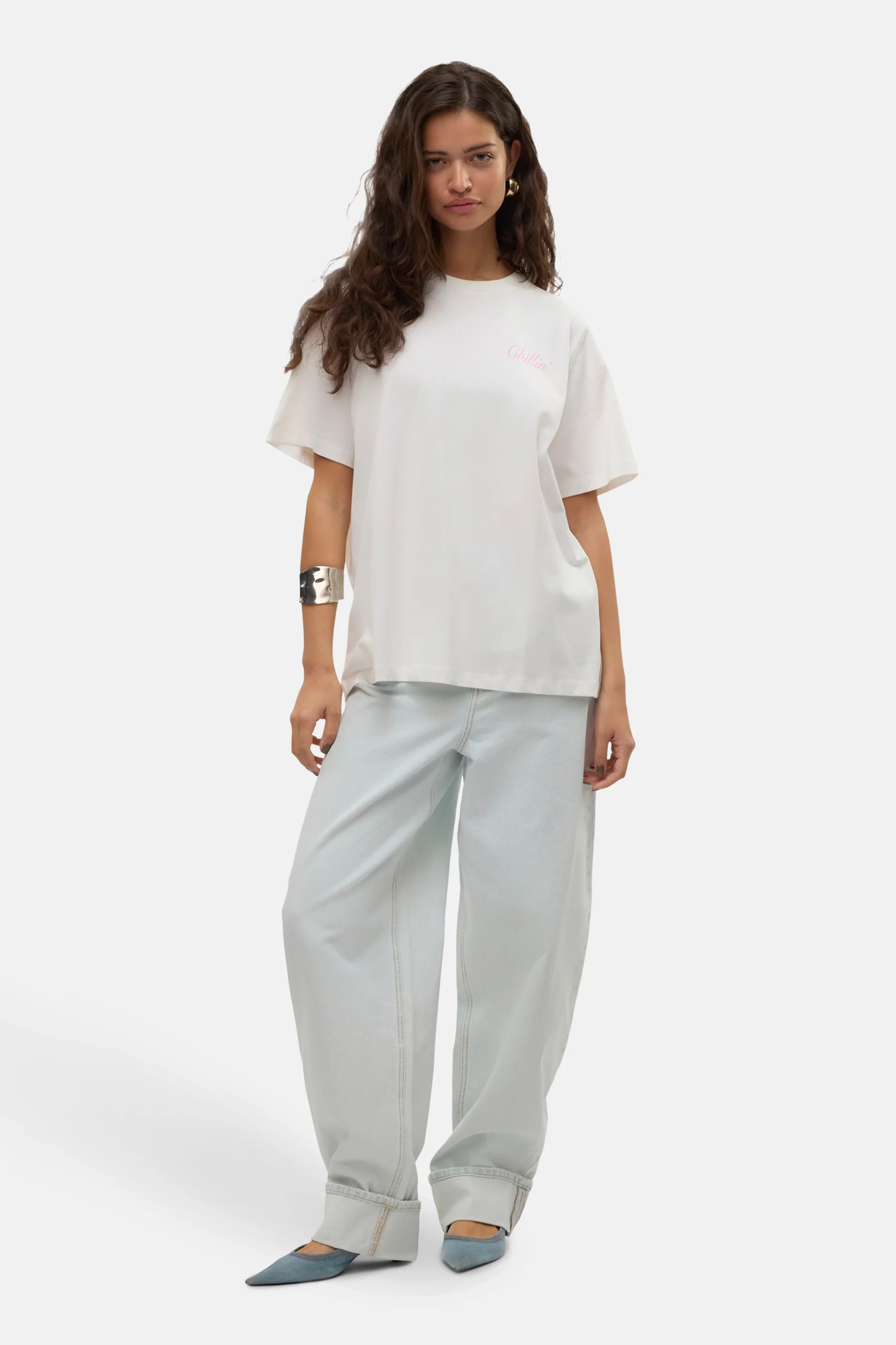 T-shirt met korte mouwen - wit - Image 2