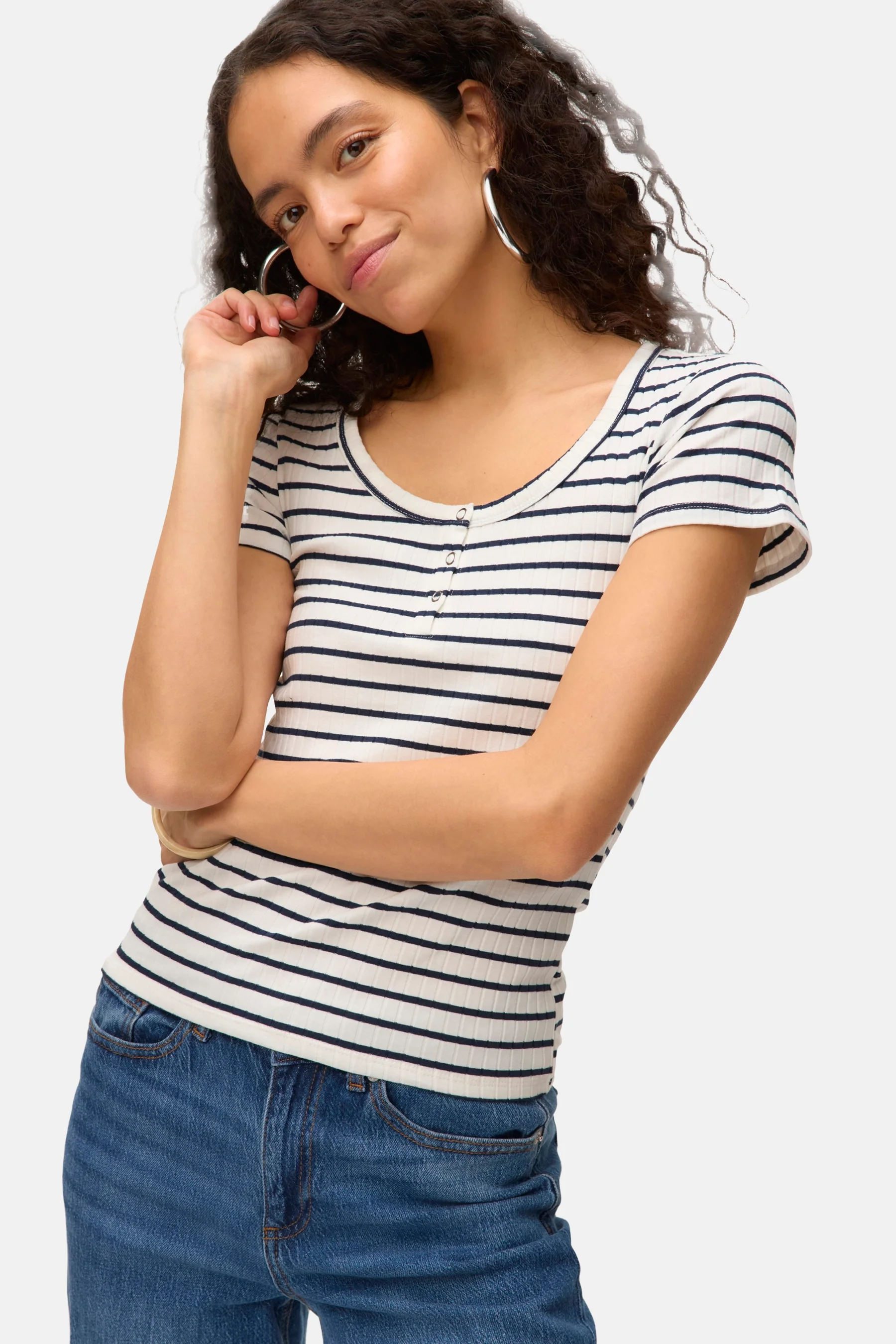 T-shirt met korte mouwen - wit - Image 4