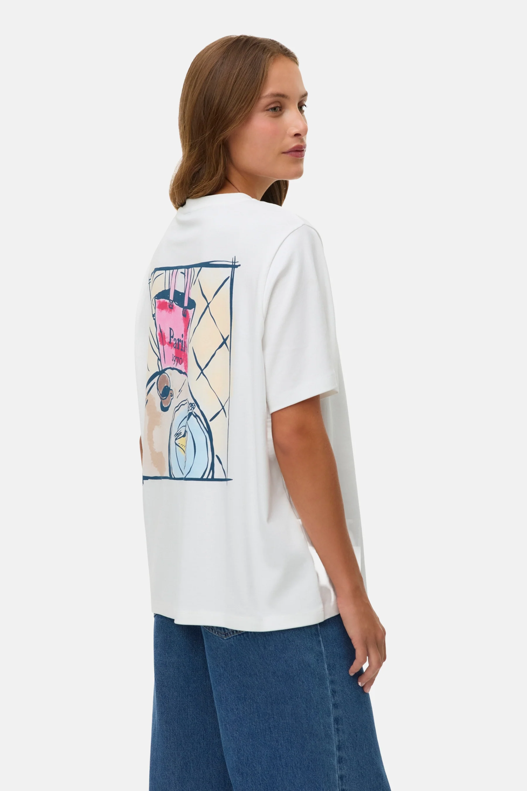 T-shirt met korte mouwen - wit