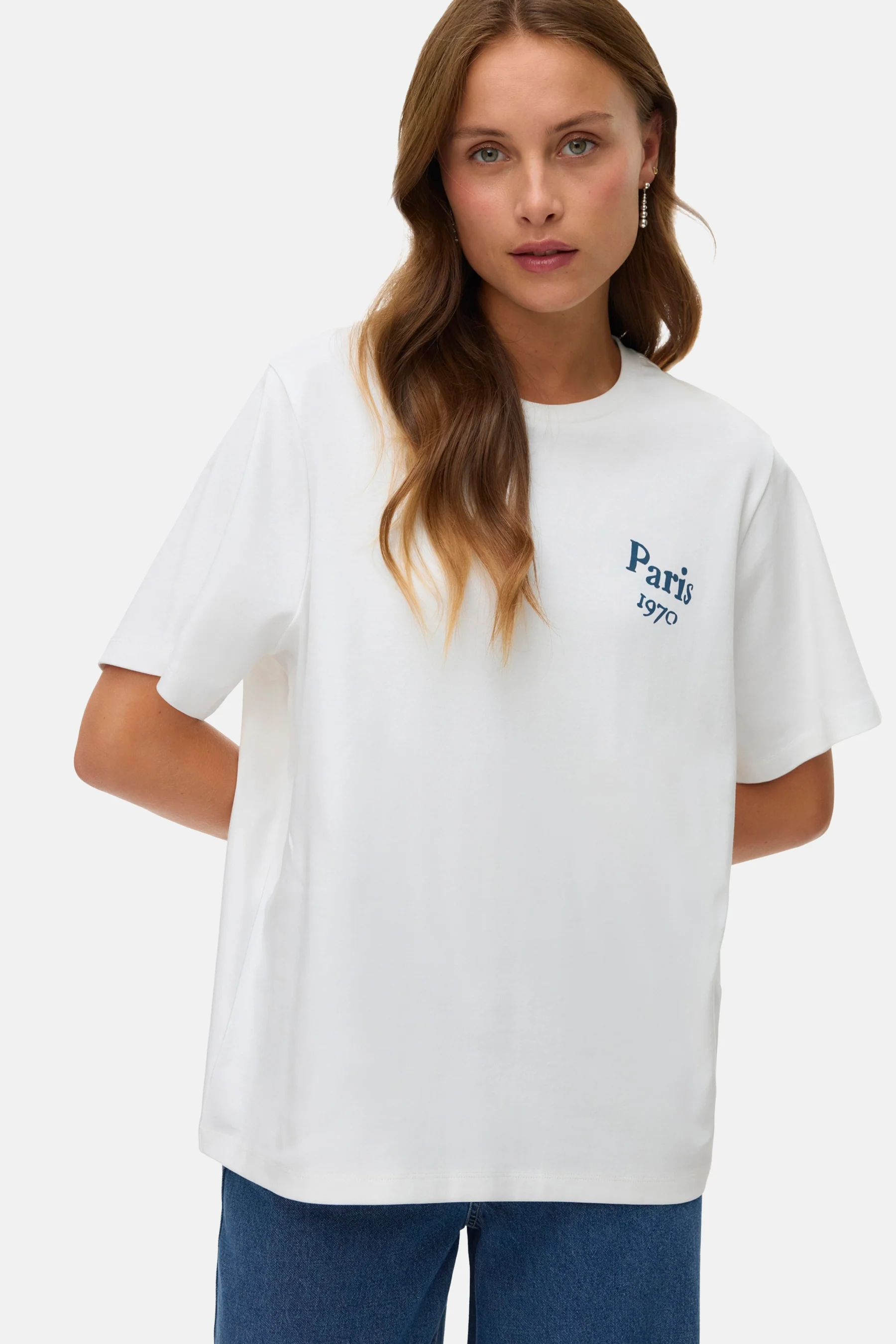T-shirt met korte mouwen - wit - Image 3