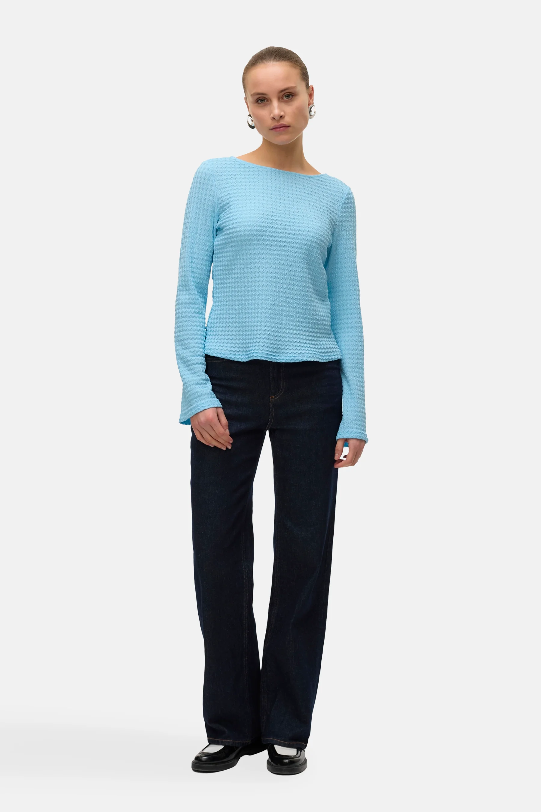 T-shirt met lange mouwen - blauw