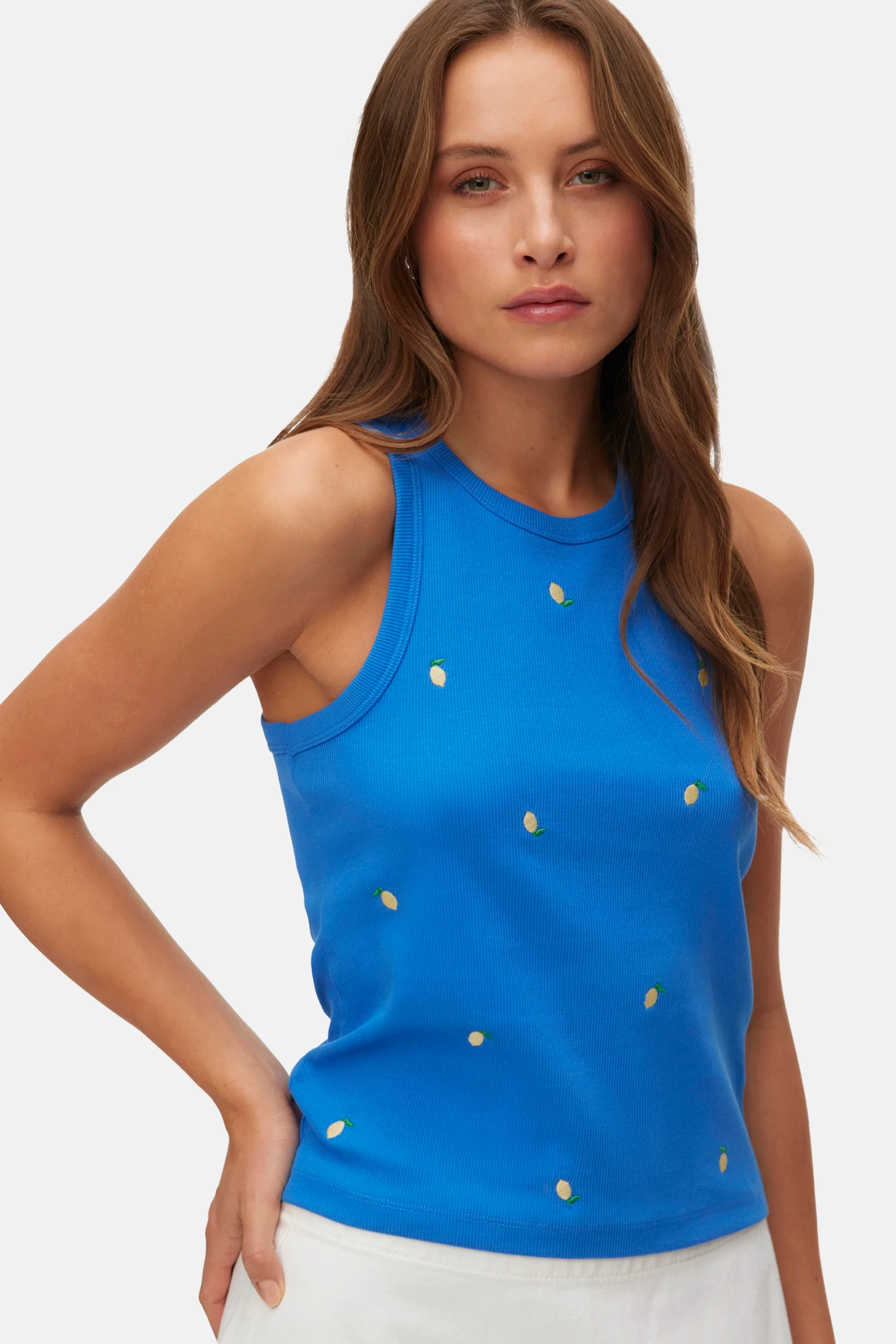 Singlet - blauw