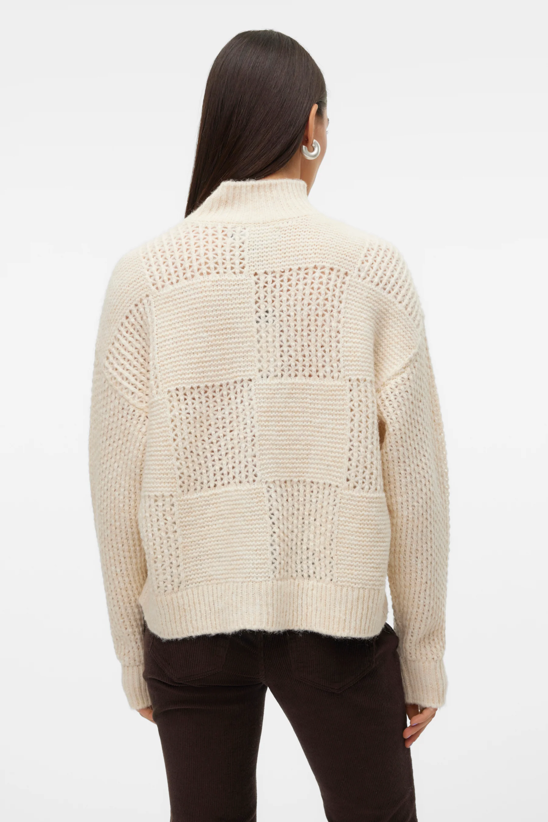 Pull met rolkraag - ecru - Image 3