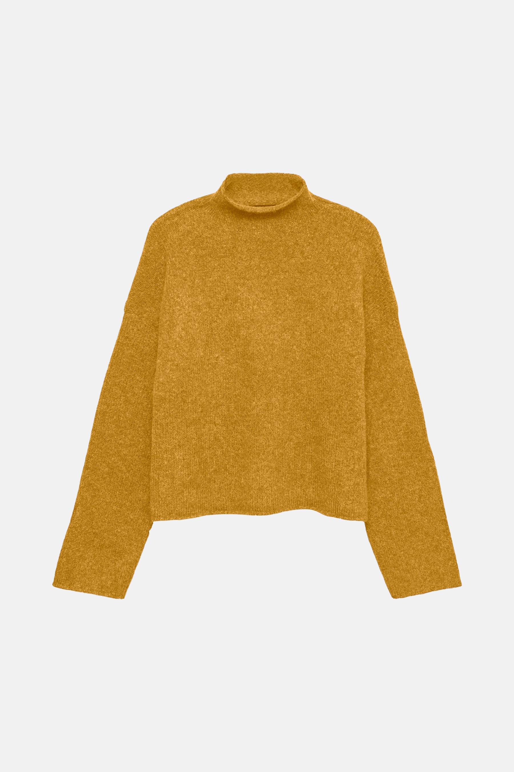 Pull met rolkraag - geel - Image 6