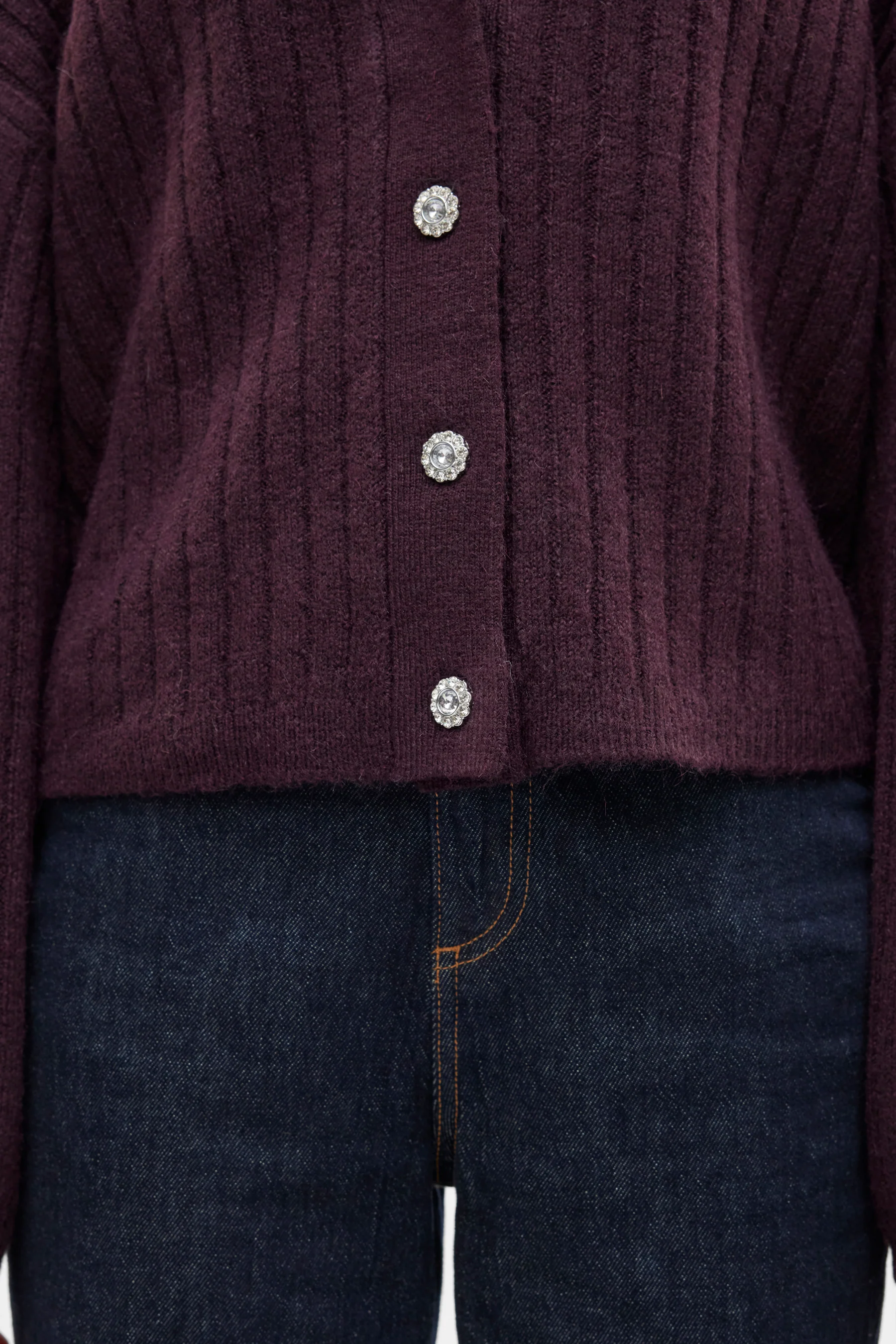 Pull met rolkraag - Bordeaux - Image 5