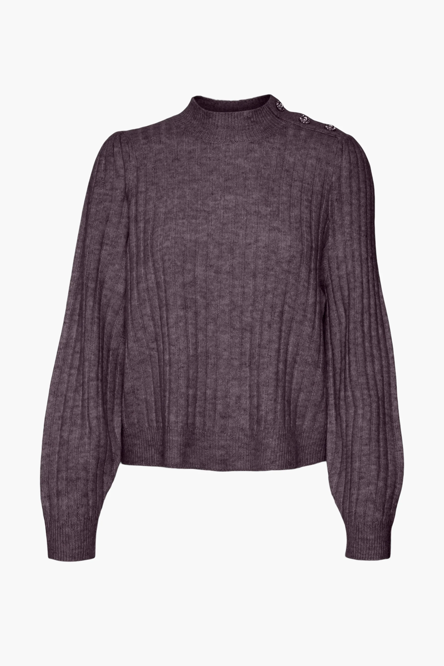 Pull met rolkraag - Bordeaux - Image 6