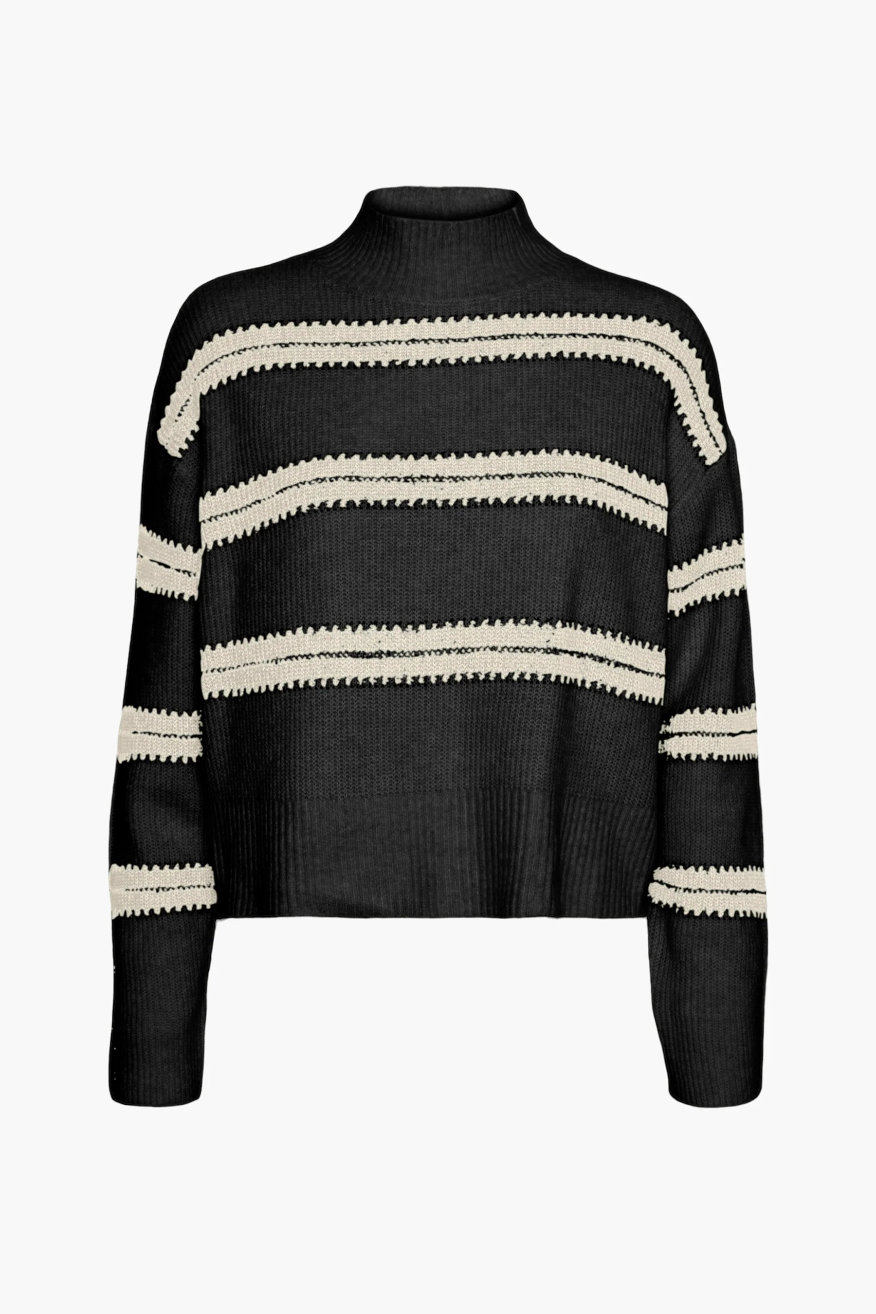 Pull met rolkraag - zwart - Image 6