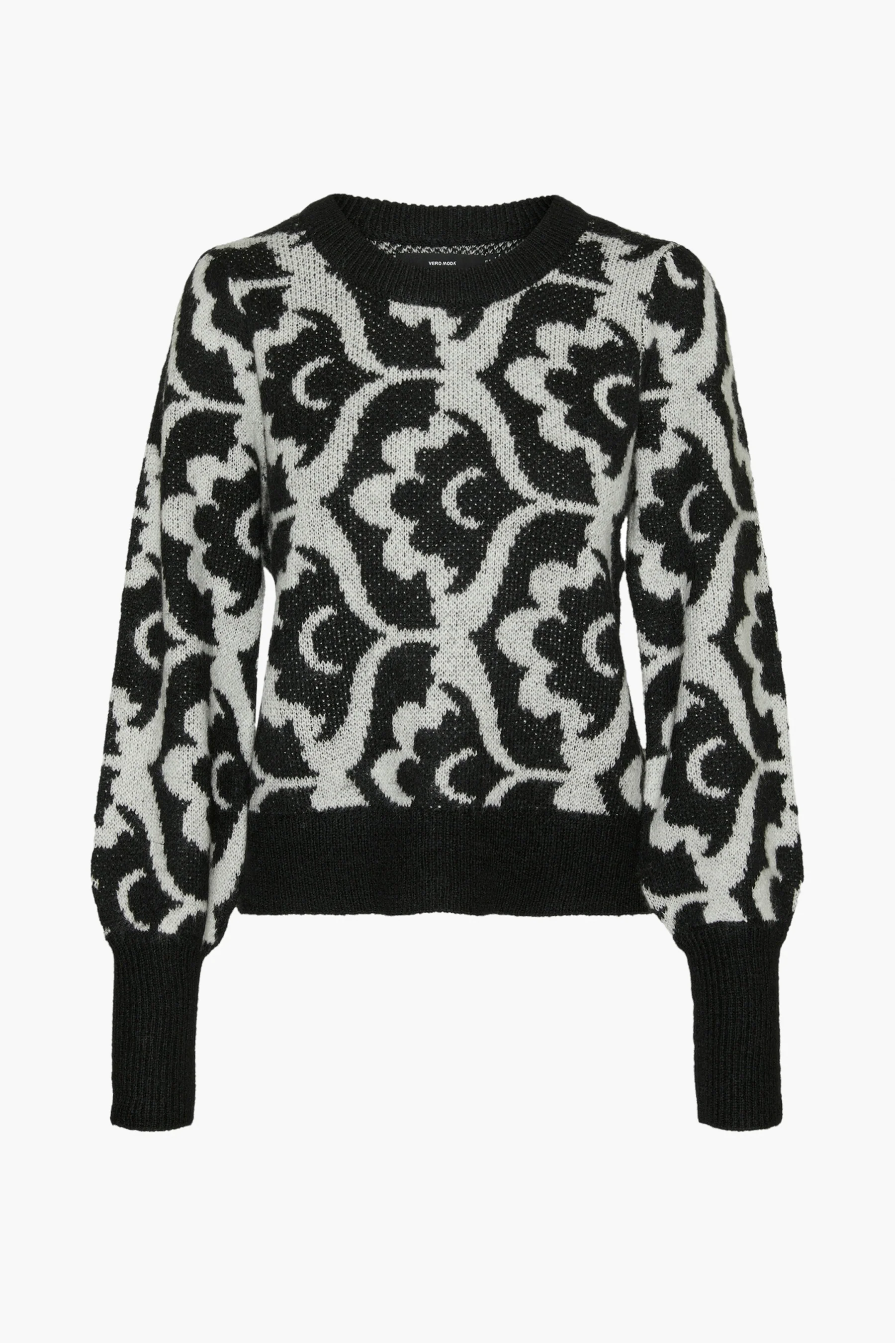 Pull met ronde hals - beige - Image 6