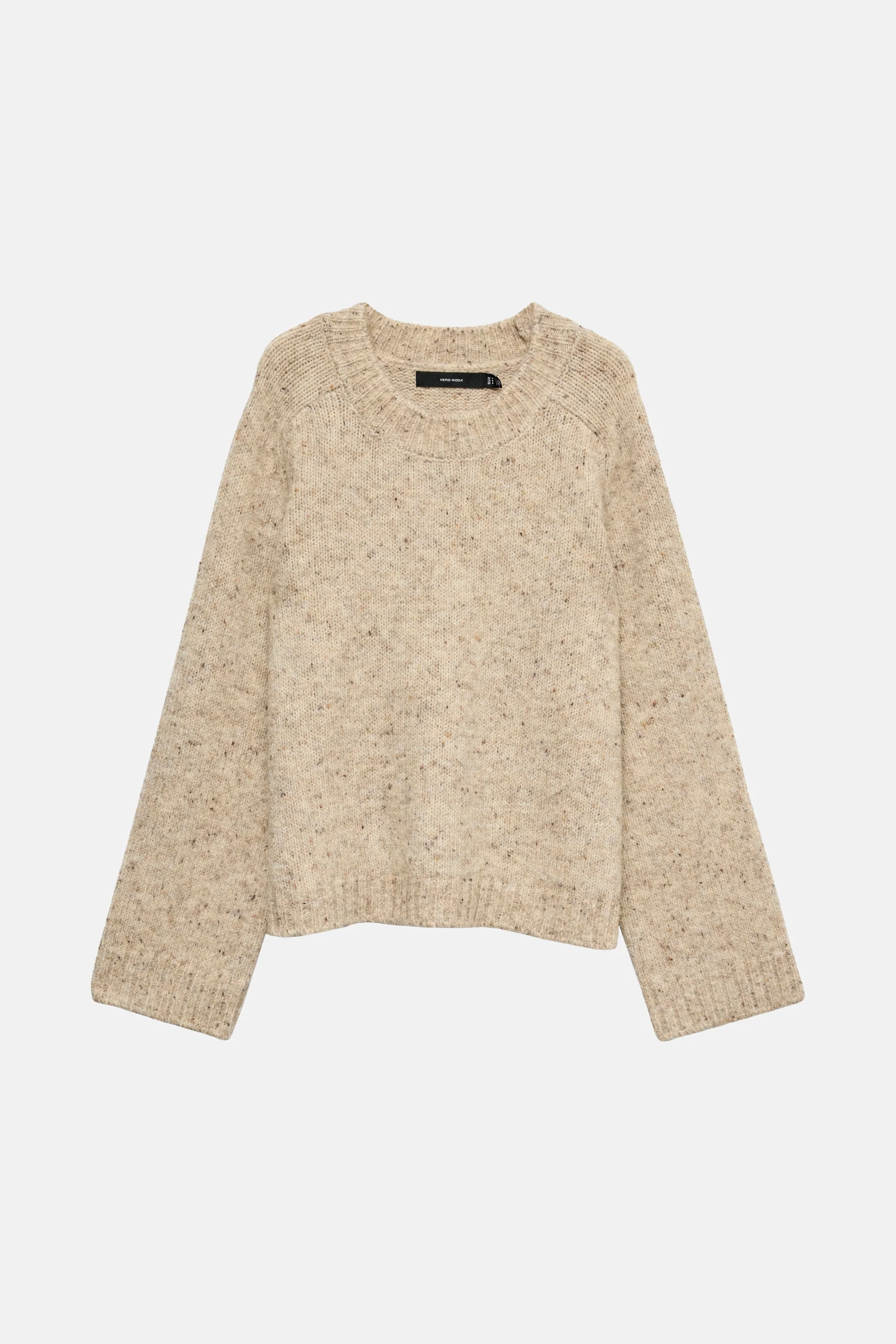 Pull met ronde hals - beige - Image 6