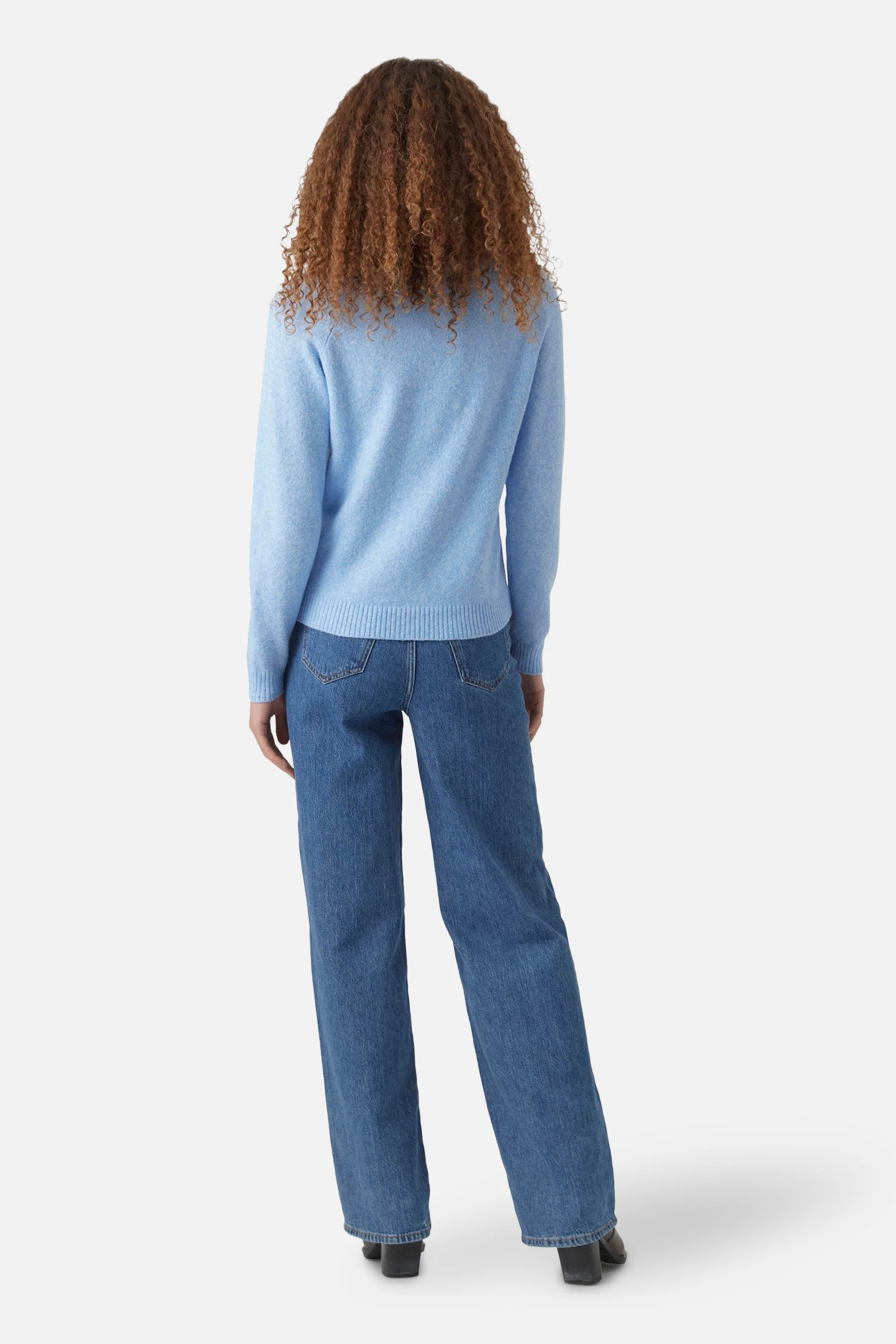 Pull met ronde hals - blauw - Image 4