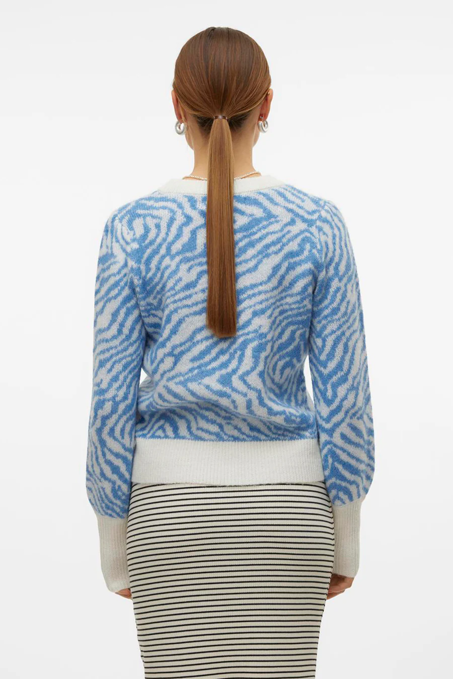 Pull met ronde hals - roze - Image 3