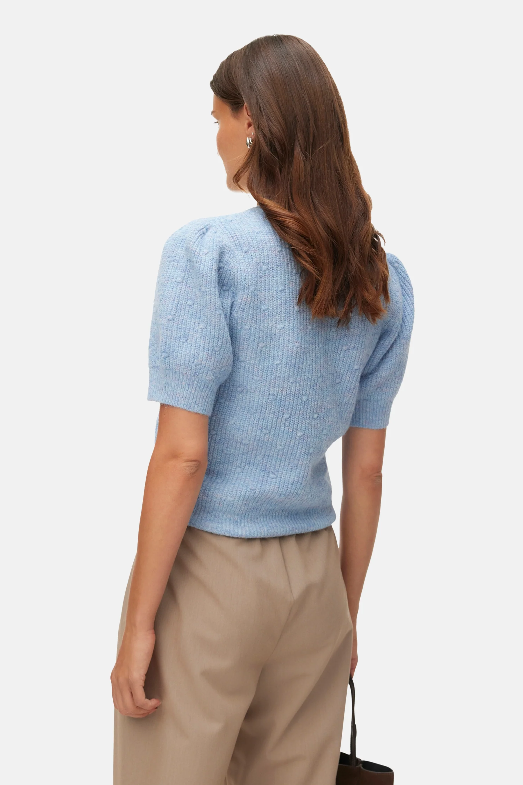 Trui met ronde hals blauw - VERO MODA® - Image 3