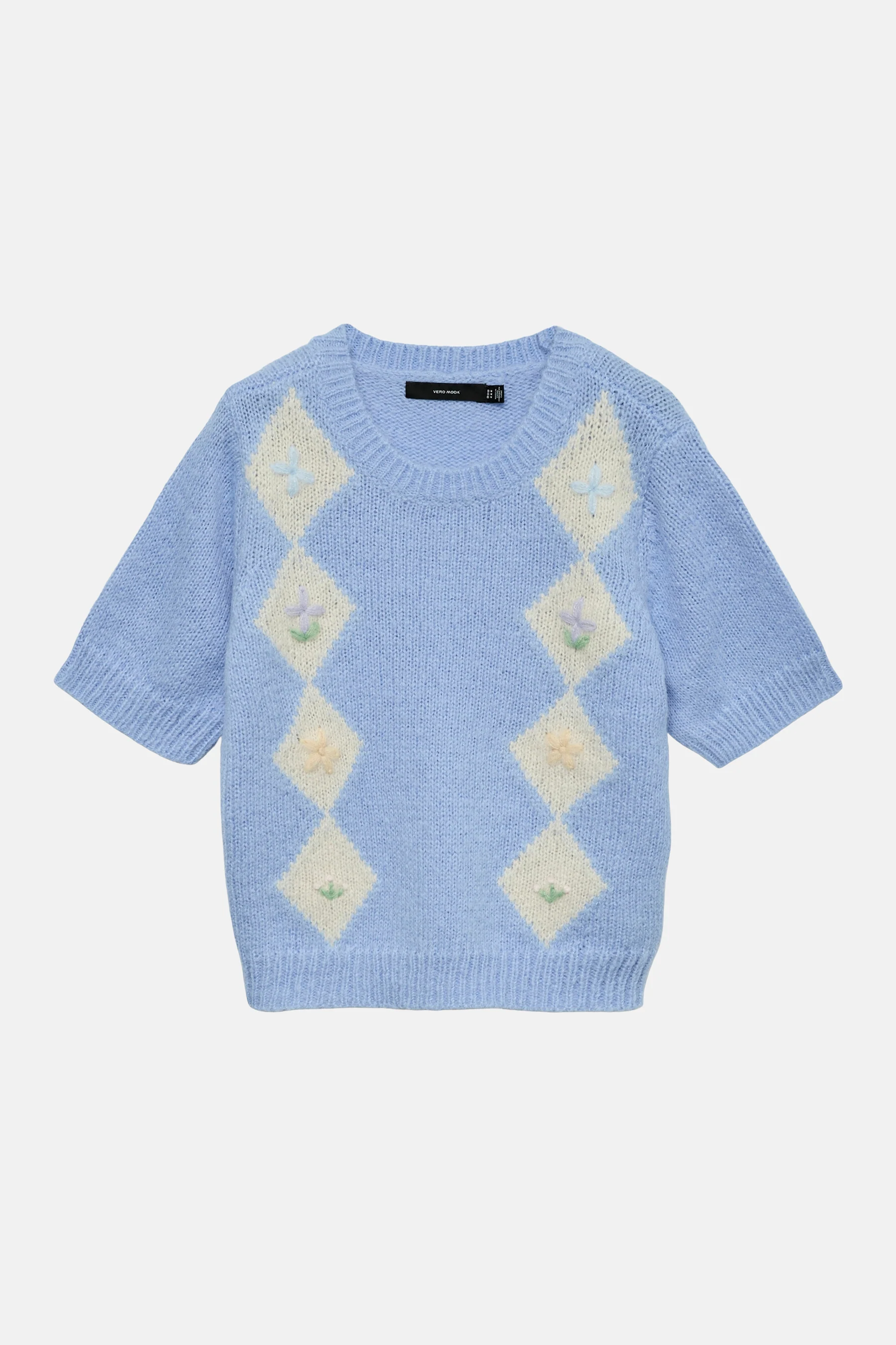 Pull met ronde hals - blauw - Image 5