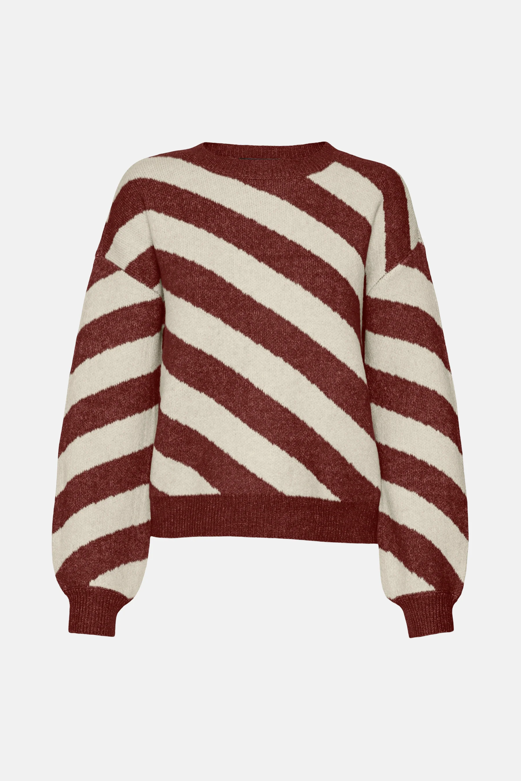 Pull met ronde hals - bruin - Image 6