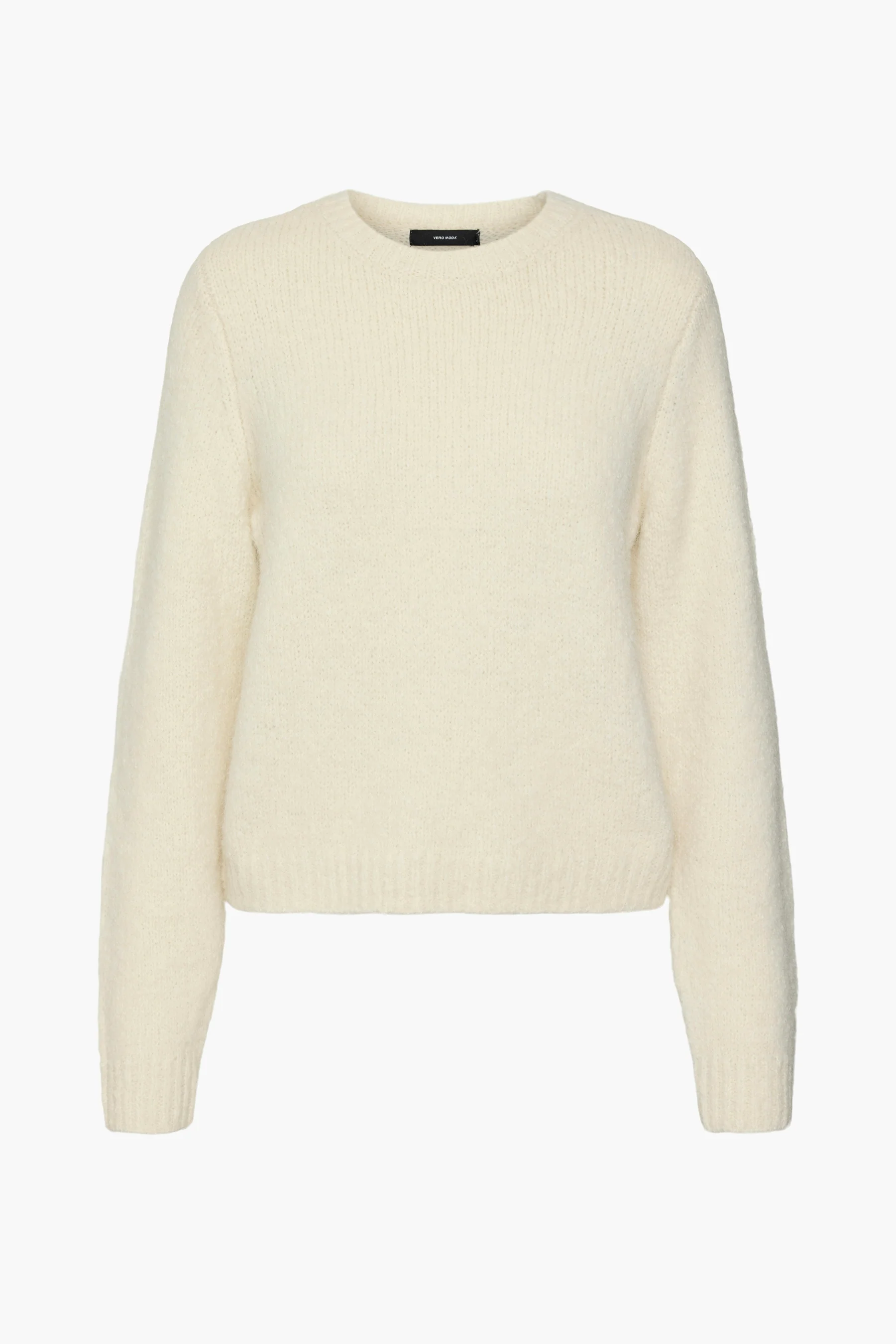 Pull met ronde hals - ecru - Image 6